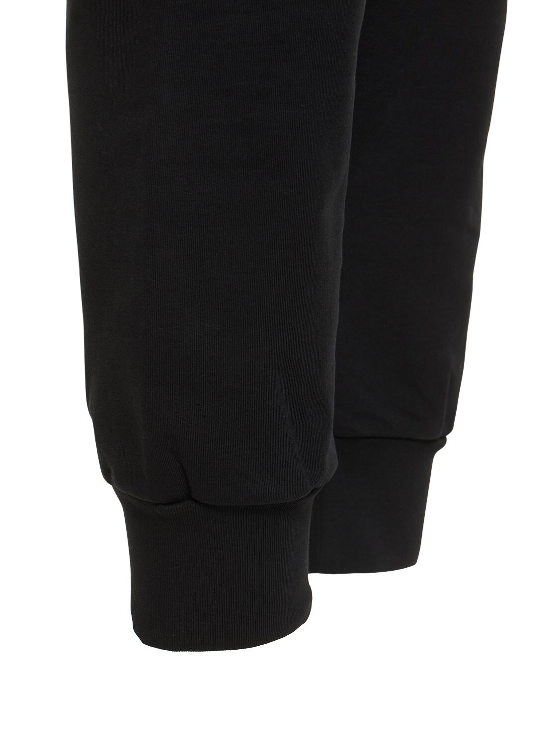 Shop Balenciaga Cotton Leggings In Black