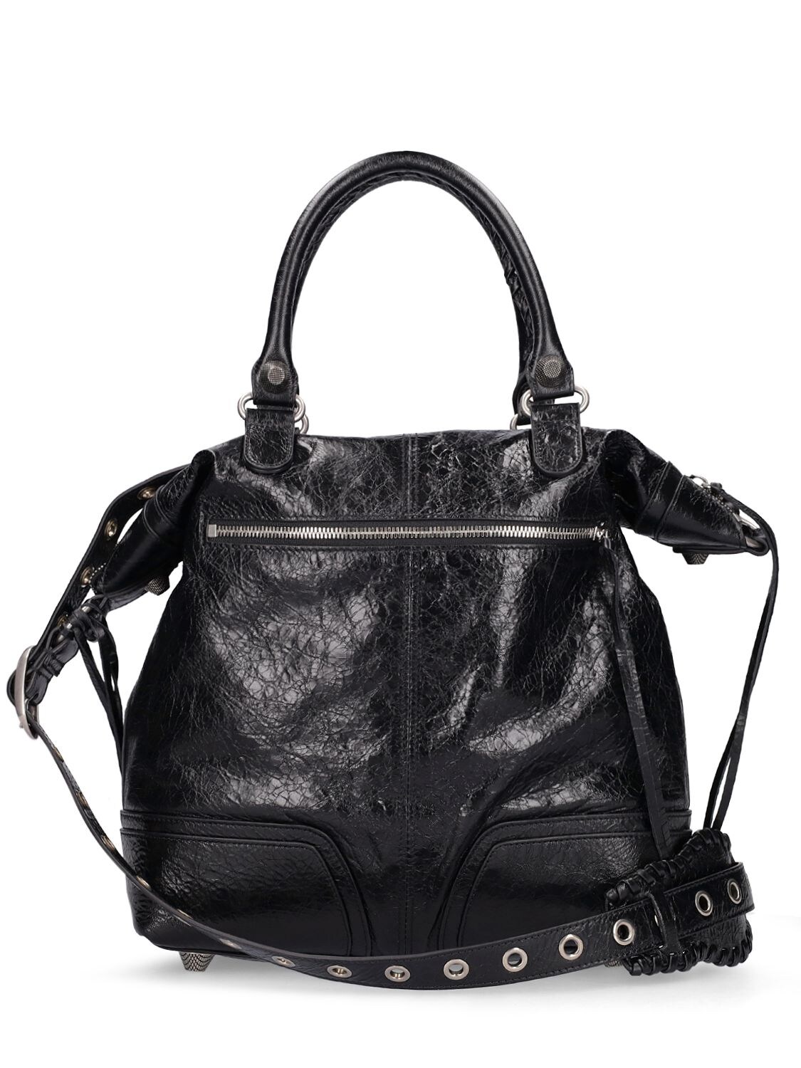 Shop Balenciaga Le Cagole Tote Bag In Black