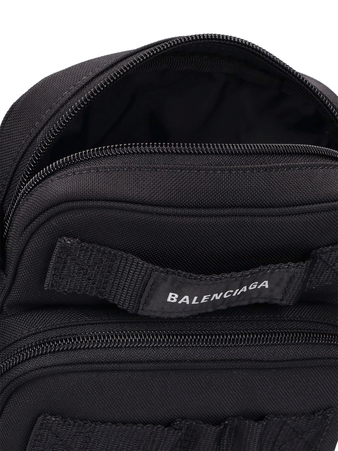 Shop Balenciaga Army Crossbody Messenger Bag In Black