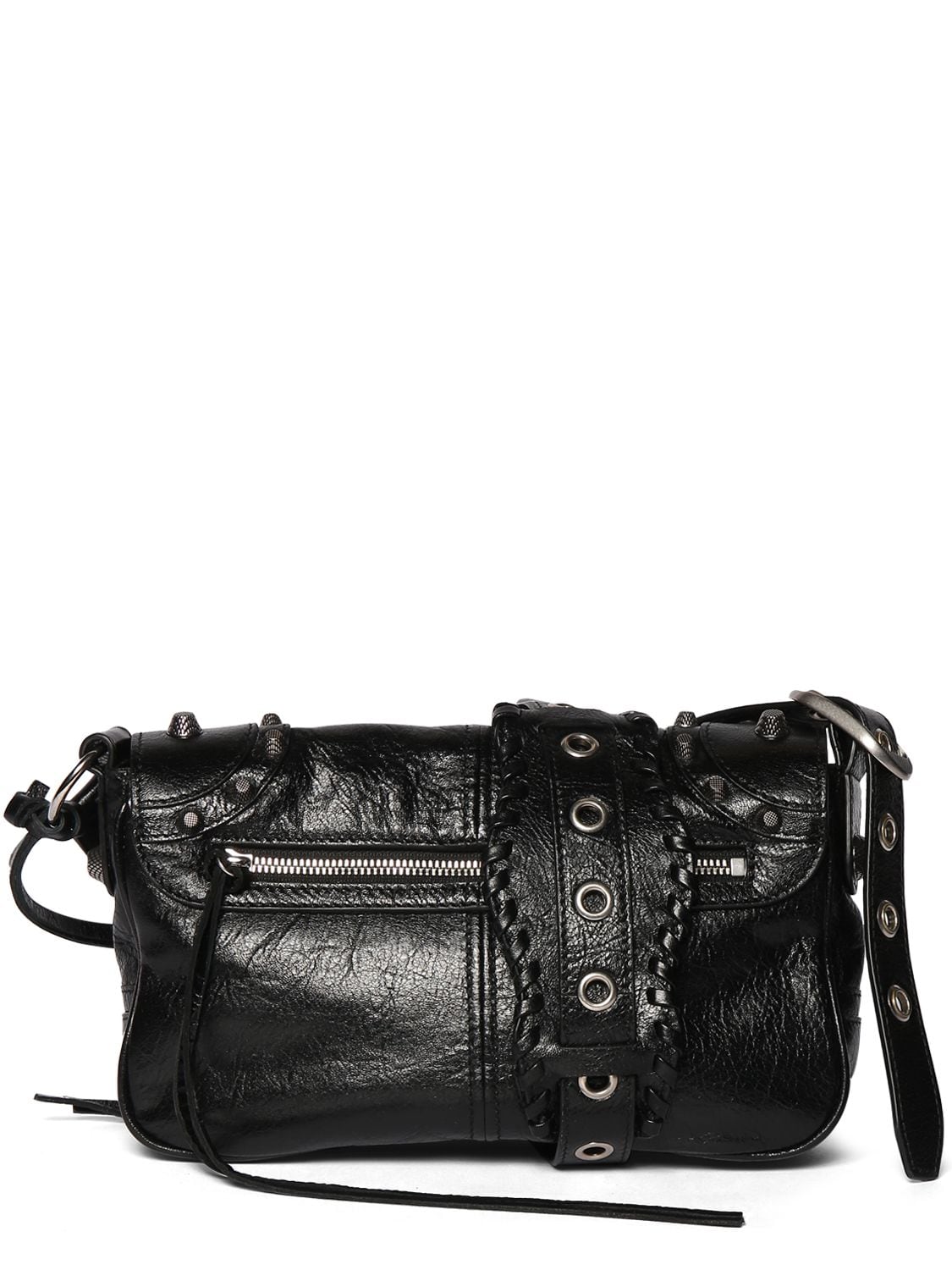 Balenciaga Xs Le Cagole Leather Bag In Black