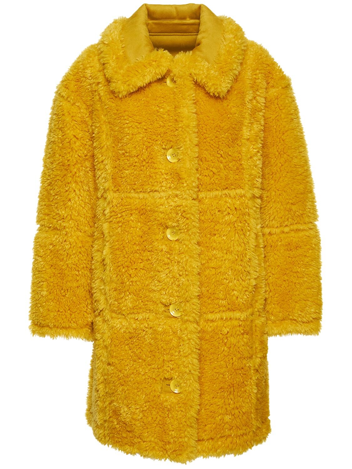 STAND STUDIO SAMIRA REVERSIBLE FAUX SHEARLING COAT