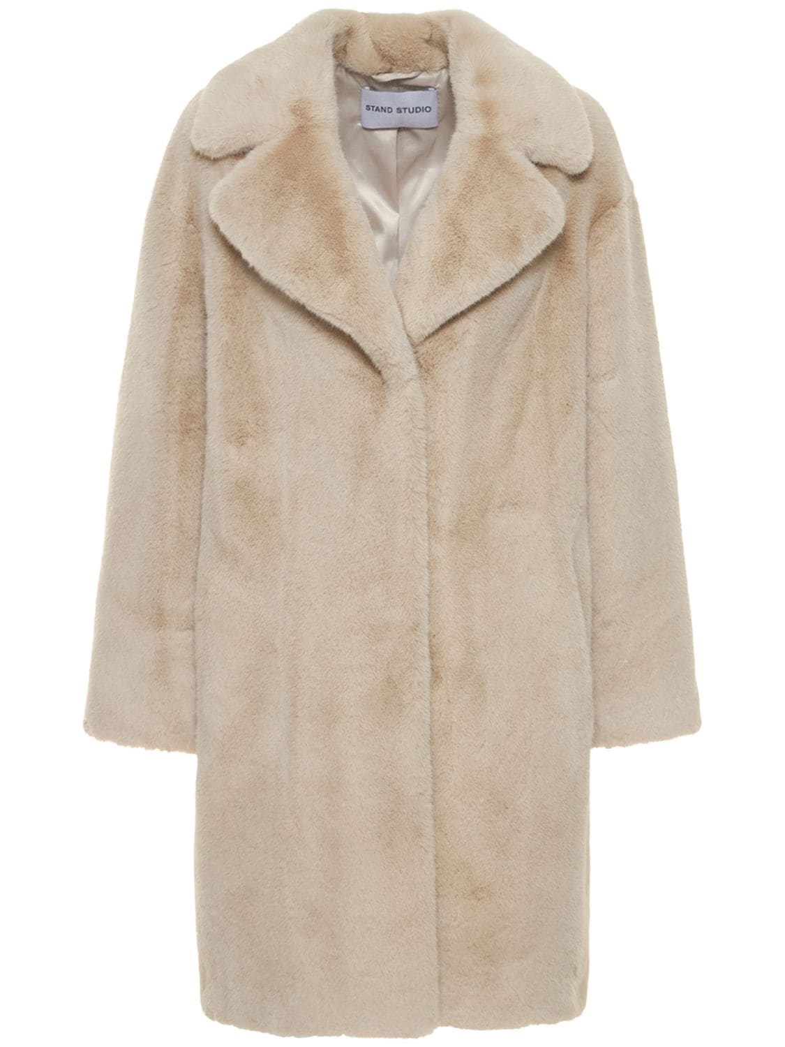 STAND STUDIO Camille Faux Fur Cocoon Coat