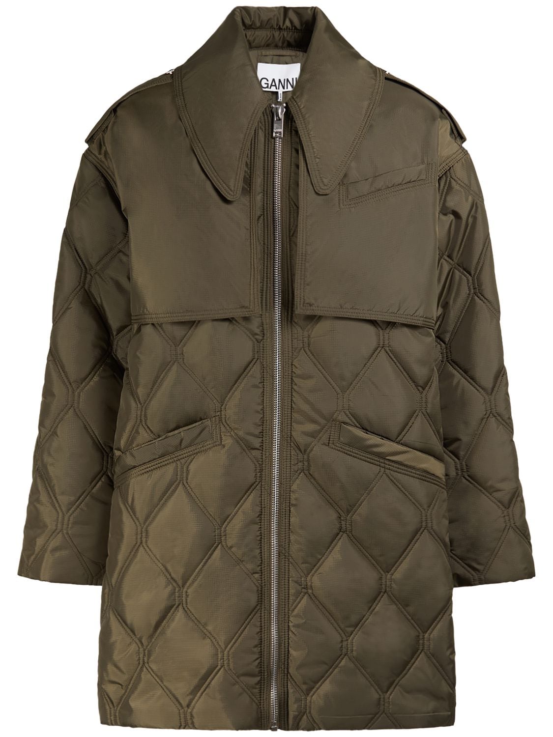 Recycled Ripstop Quilted Puffer Jacket