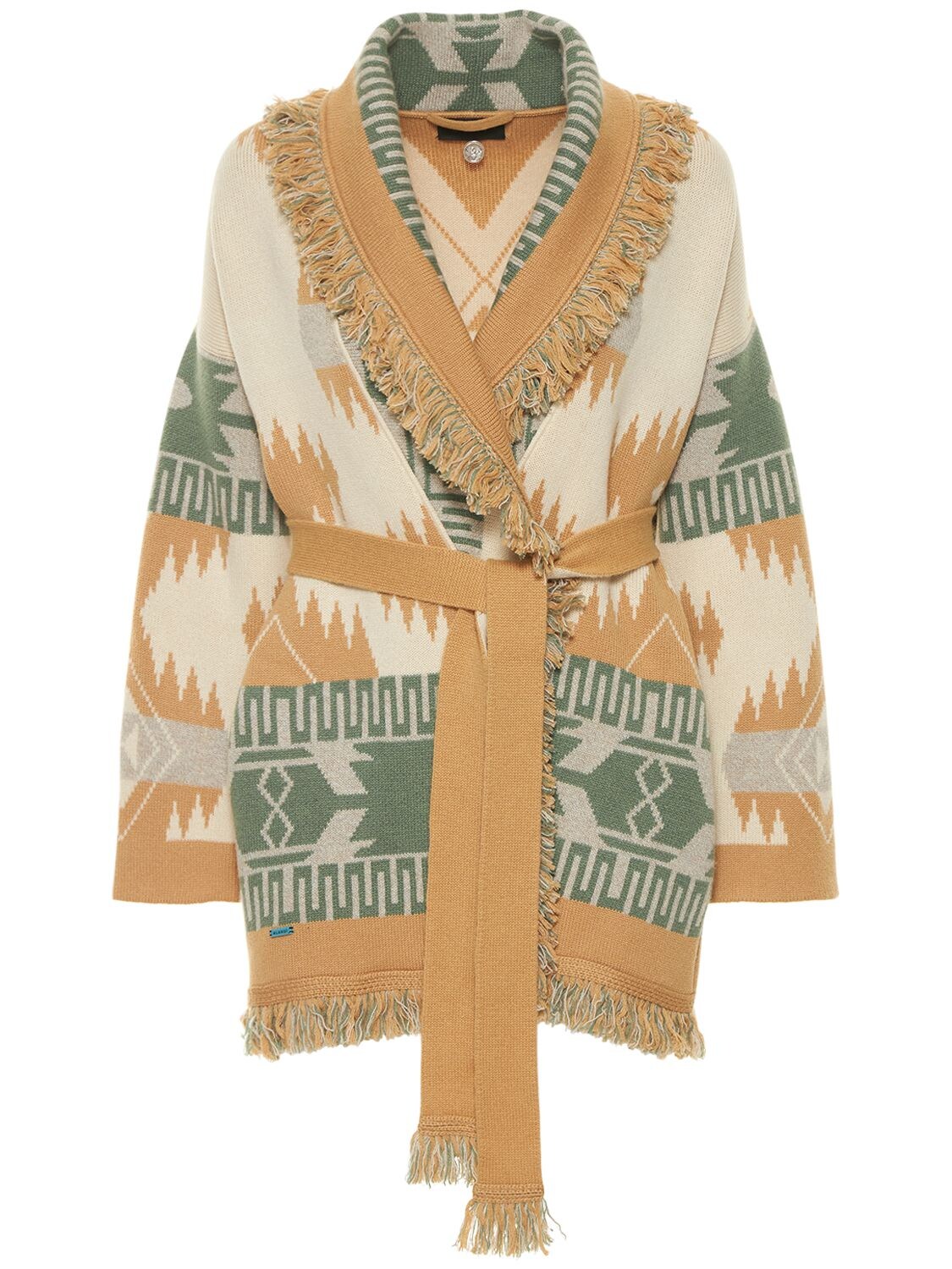 ALANUI ICON JACQUARD CASHMERE CARDIGAN