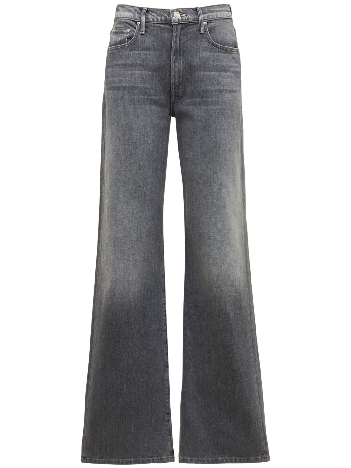 MOTHER THE MAVEN HEEL HIGH RISE WIDE JEANS