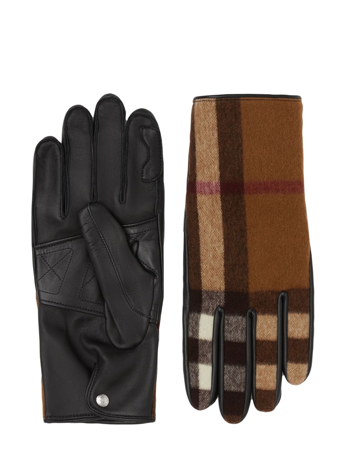 BURBERRY Gabriel Icon Stripe Wool Gloves