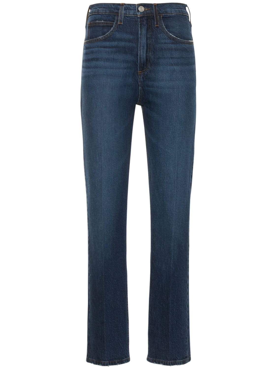 Frame High'n'tight Straight Jeans In Blue