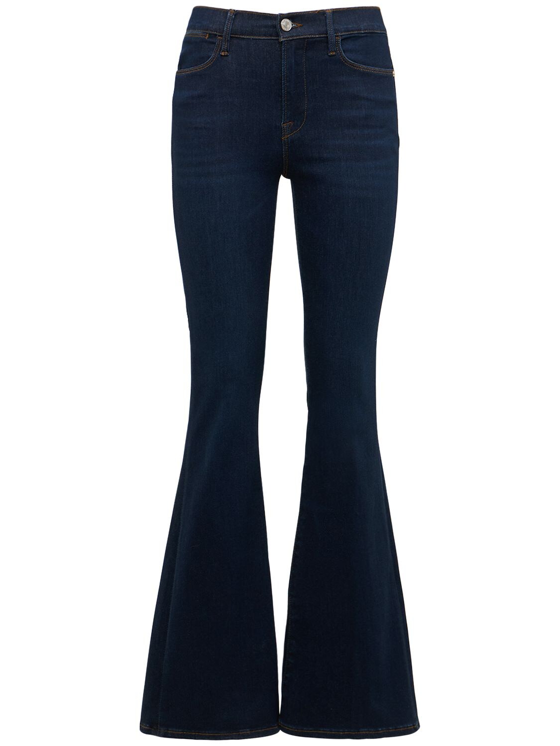 Frame Le High Flare Jeans In Blue | ModeSens