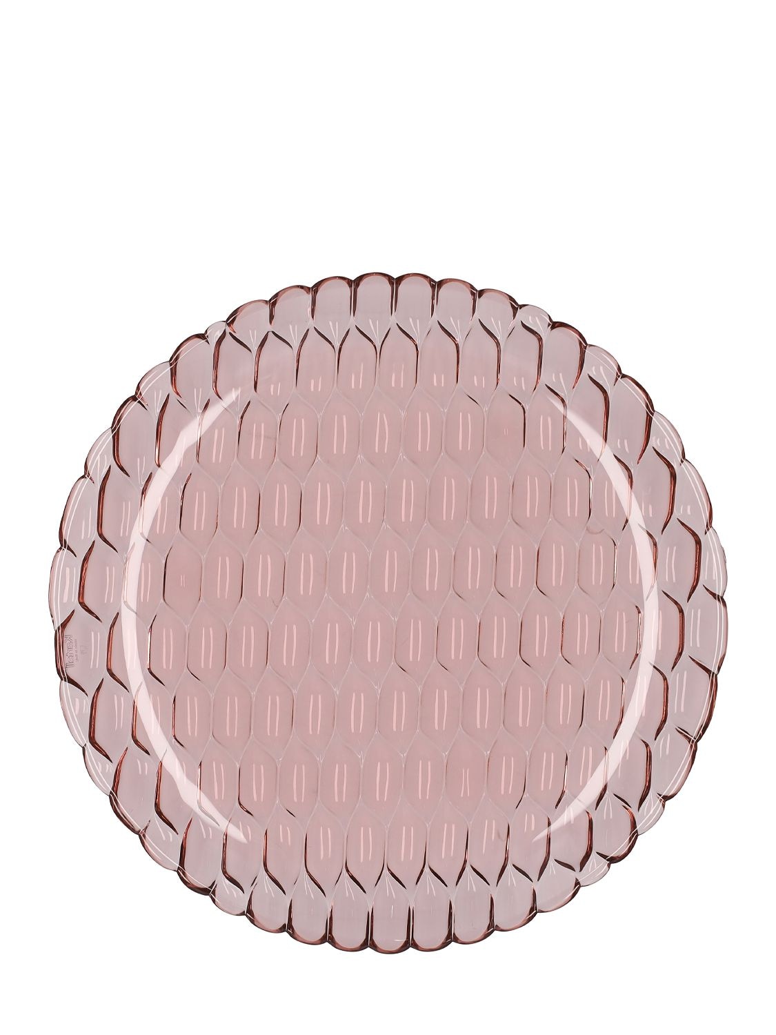 Kartell Set Of 4 Jellies Family Plates In Pink