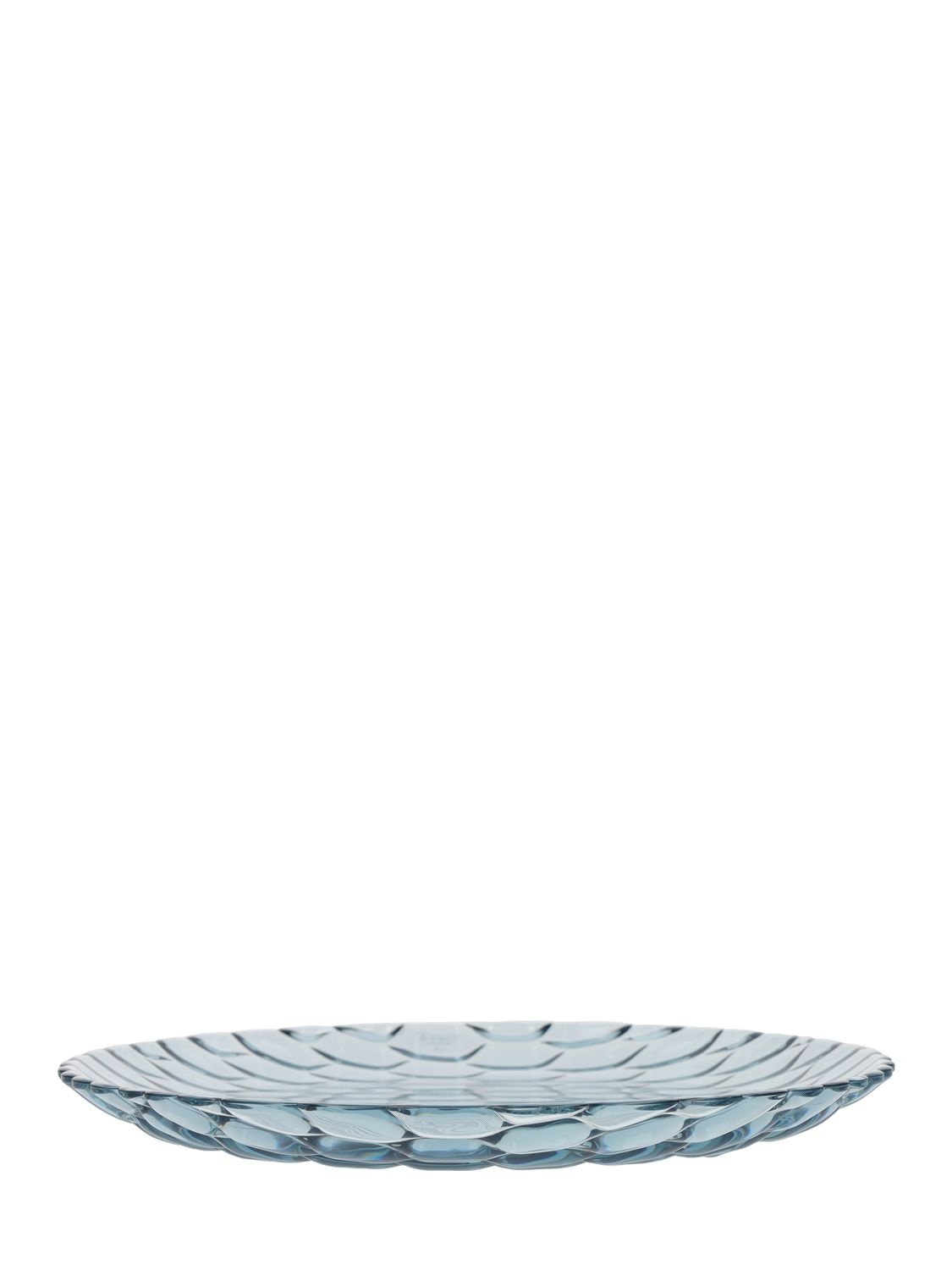 Shop Kartell Set Of 4 Jellies Family Plates In Blue