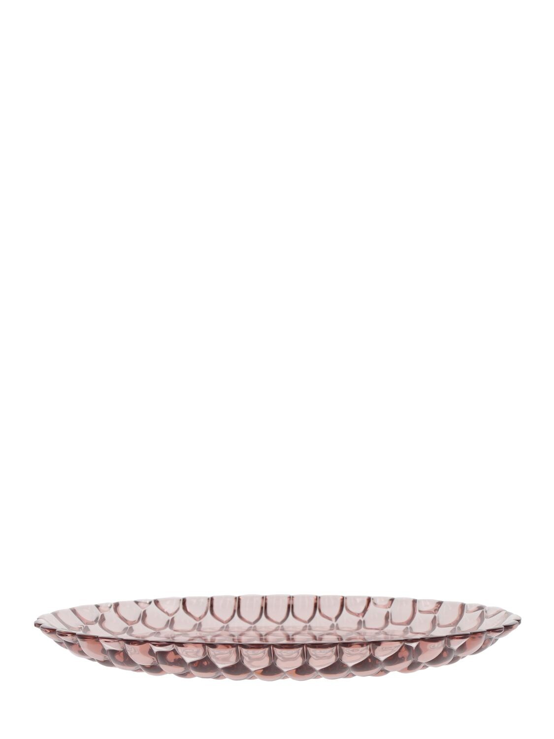Shop Kartell Set Of 4 Jellies Family Plates In Pink