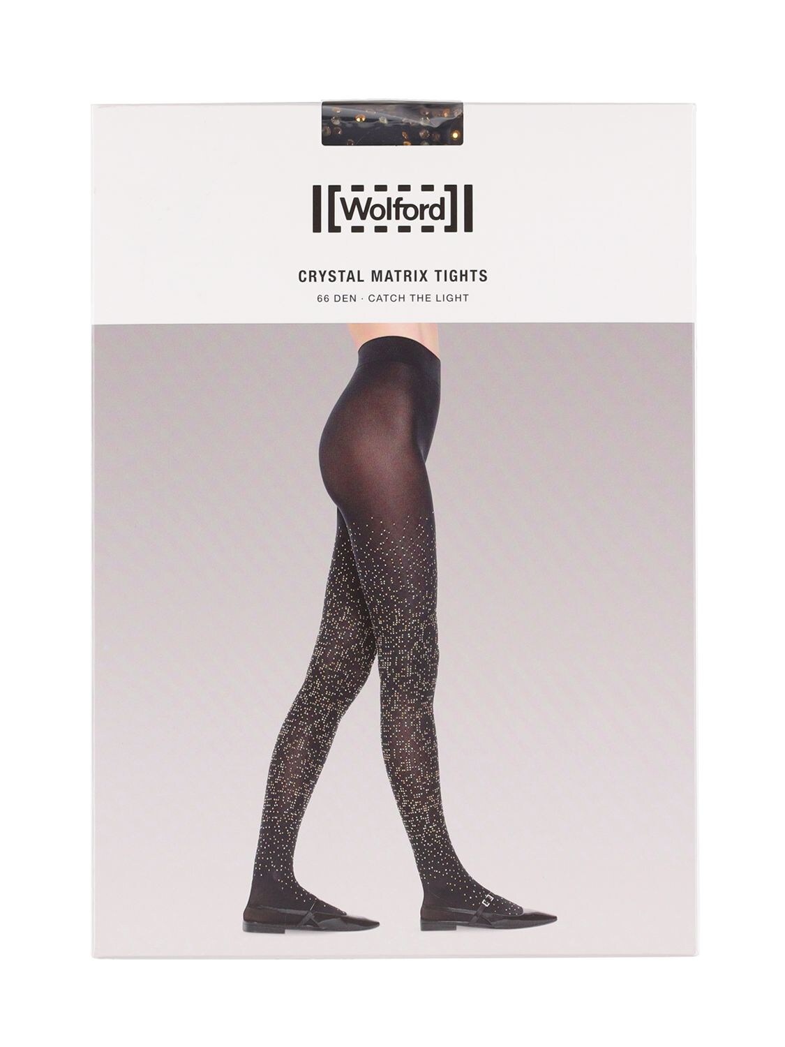 Wolford Embellished Matrix Tights In Black ModeSens