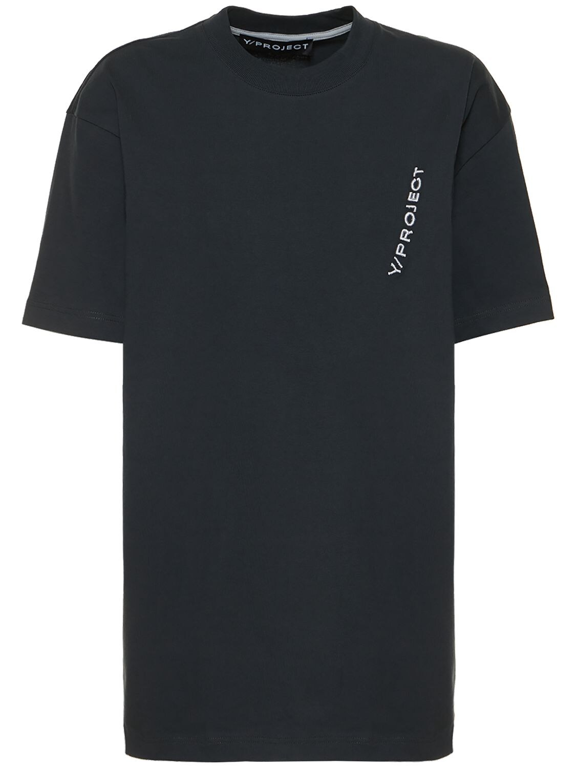 Y Project - Oversize cotton jersey t-shirt - | Luisaviaroma