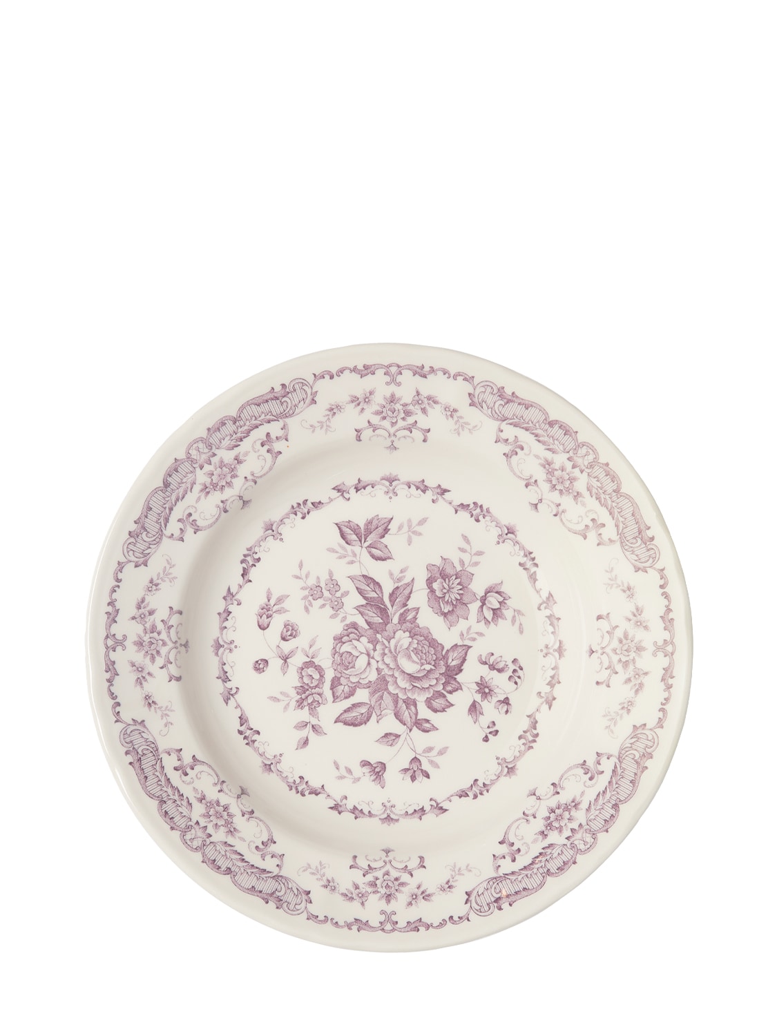 Bitossi Home Set Of 6 Ironstone Dishes In White,violet