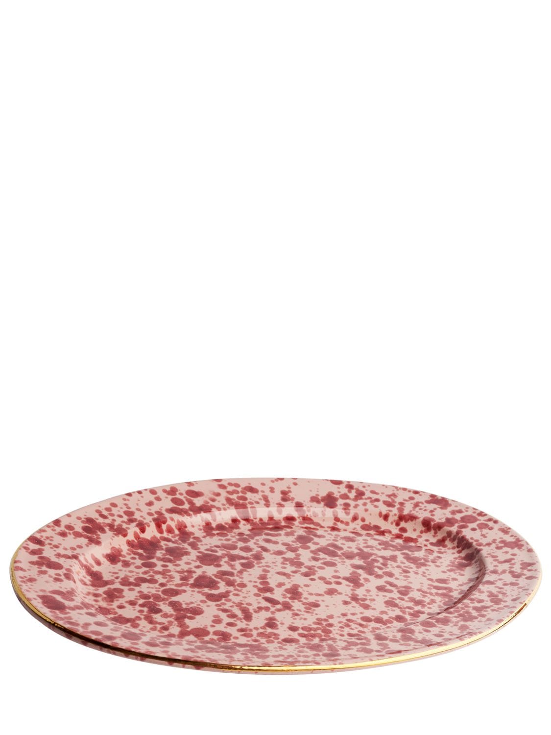 Shop Bitossi Home Oval Tray In Pink