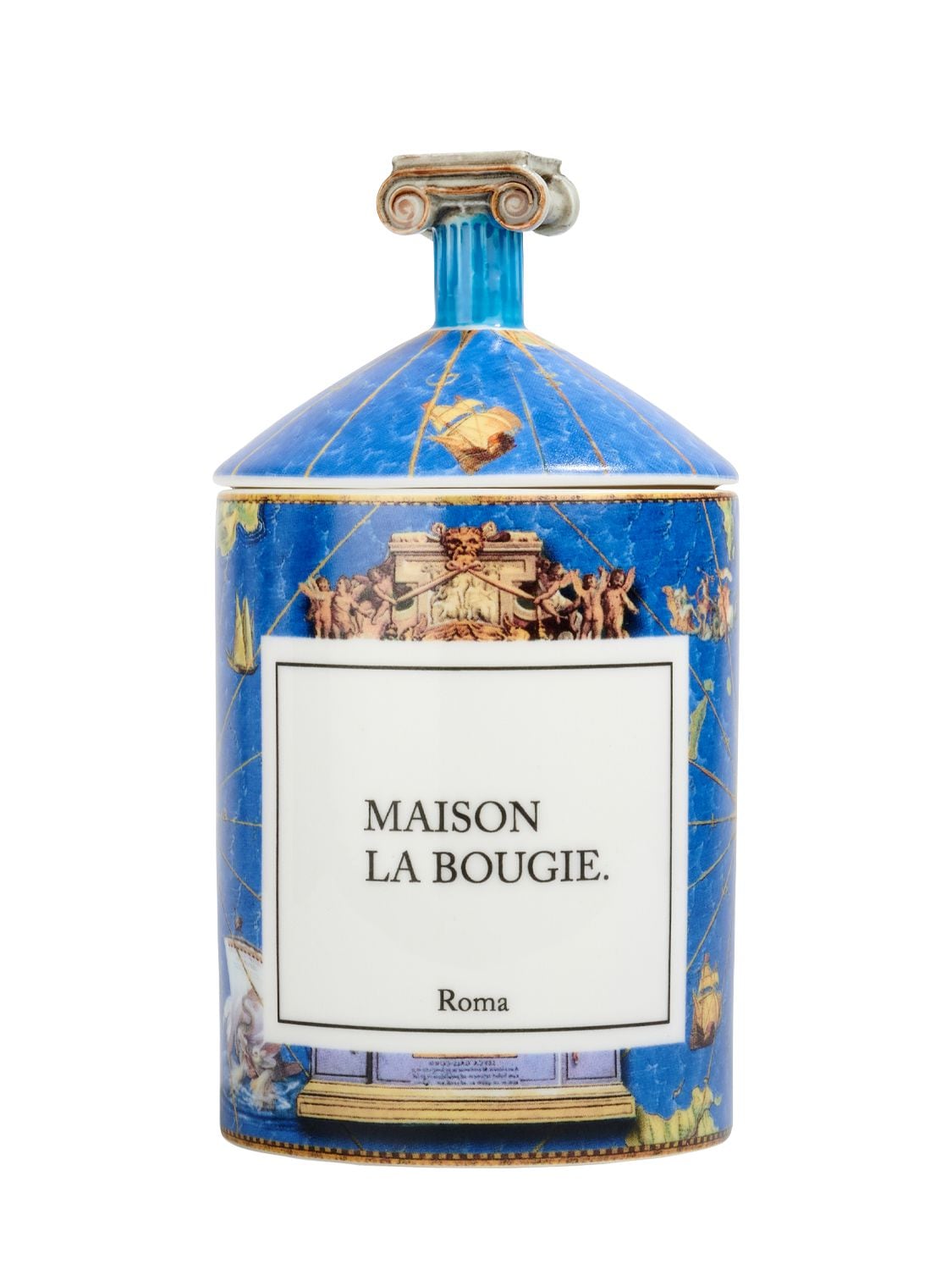 Maison La Bougie 350gr Roma Scented Candle In Blue