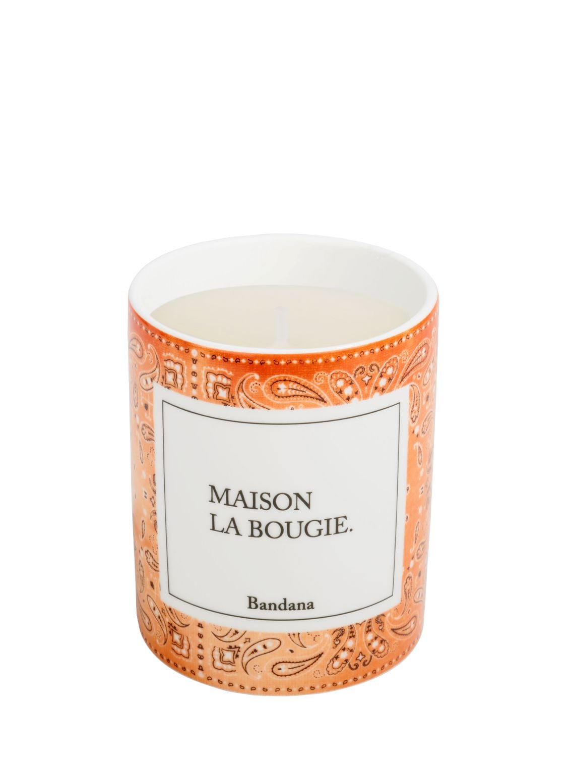 Shop Maison La Bougie 350gr Bandana Candle In Peach