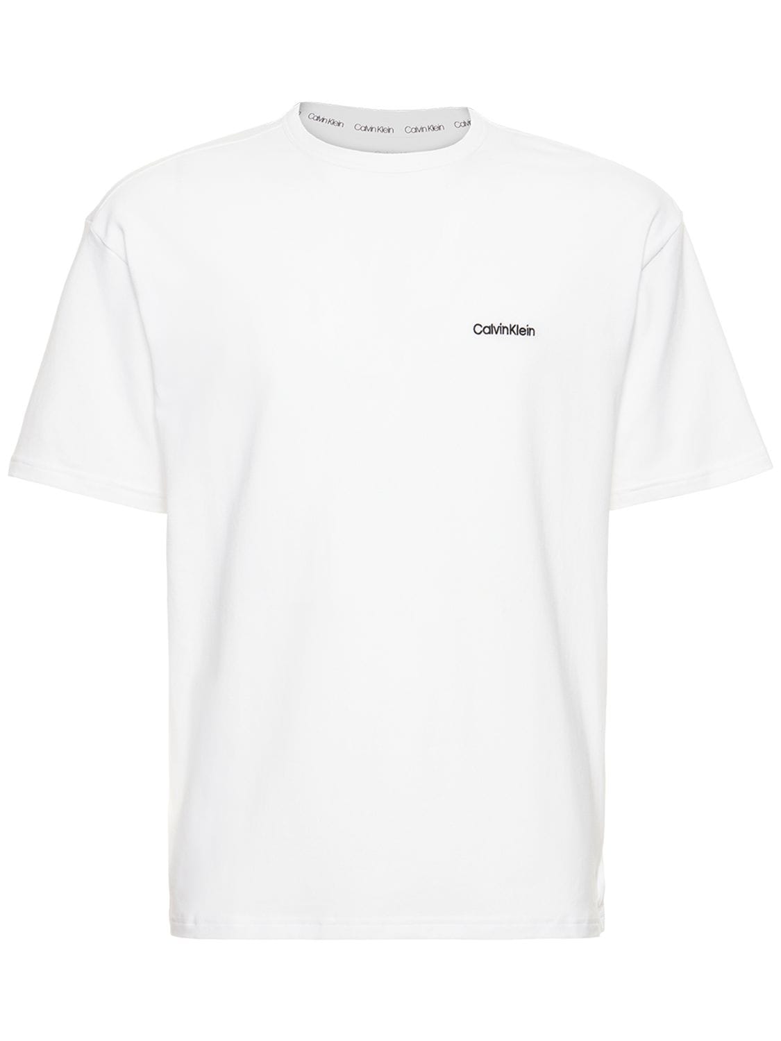 CALVIN KLEIN UNDERWEAR Logo Print Cotton Blend T-shirt