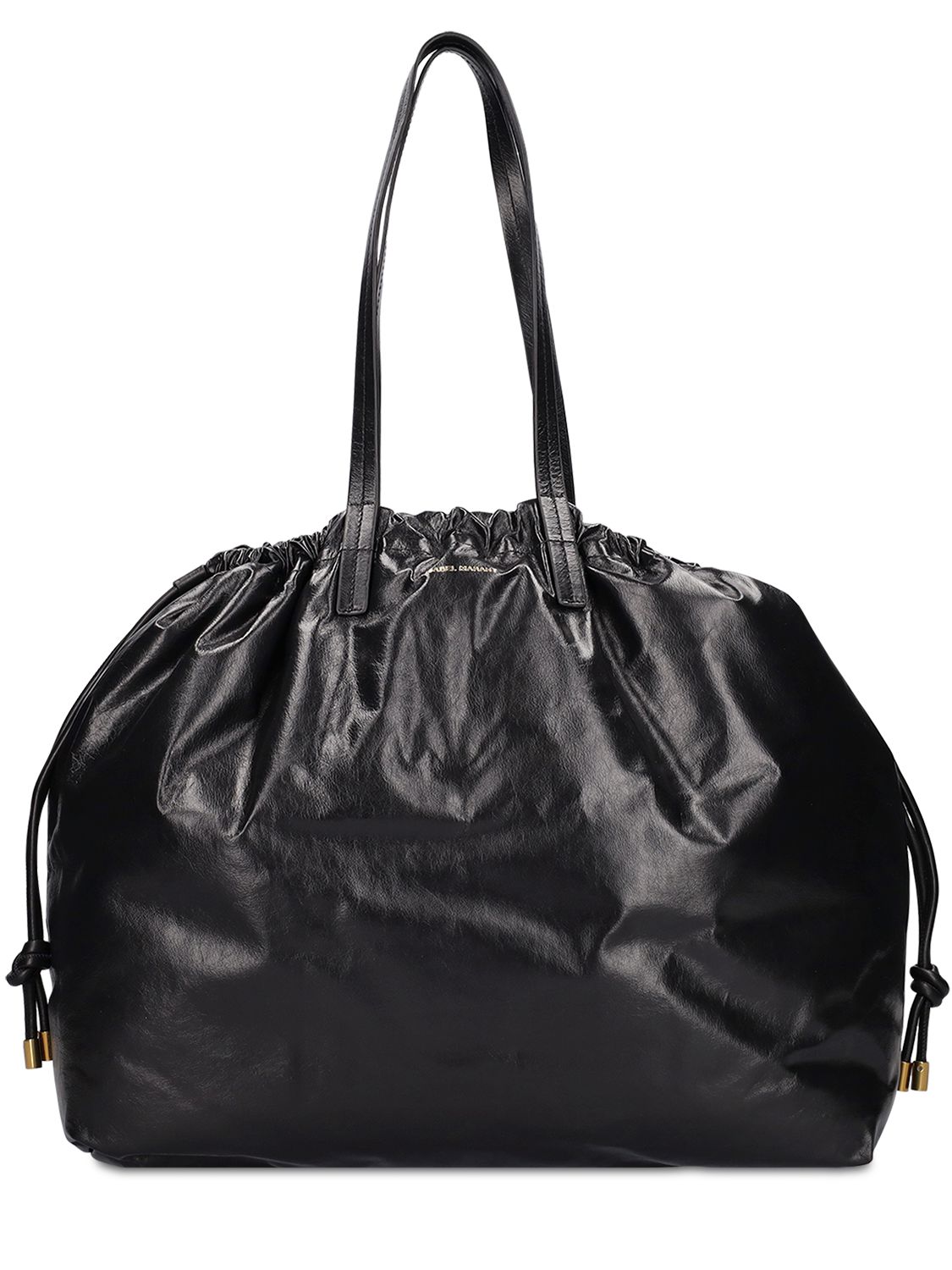Isabel Marant Chagaar Soft Leather Shoulder Bag In Black ModeSens