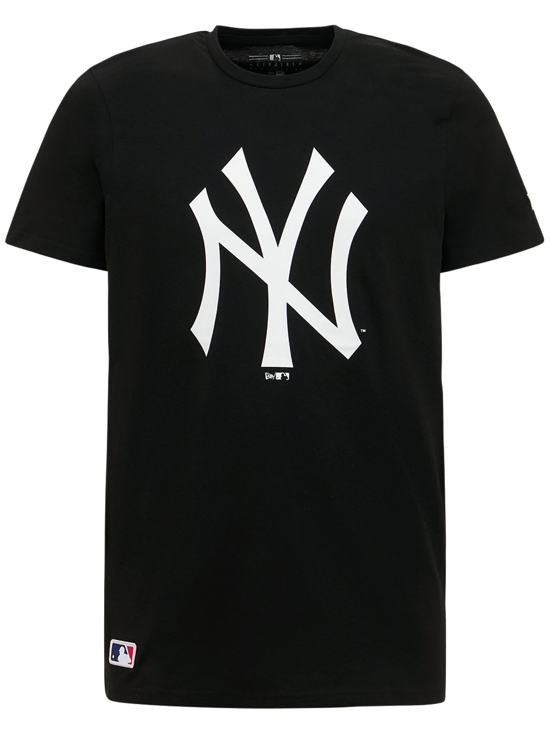 New Era Ny Yankees Cotton T-shirt In Black