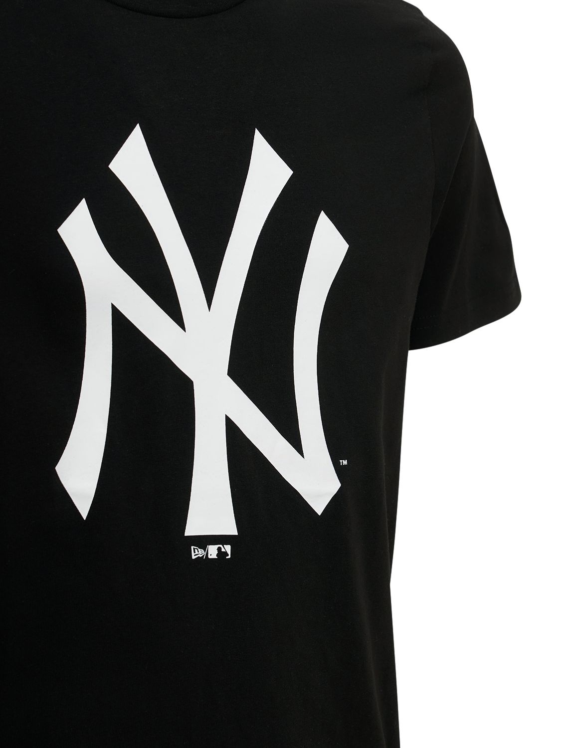 New Era NY Yankees Drip Logo Cotton T-Shirt White