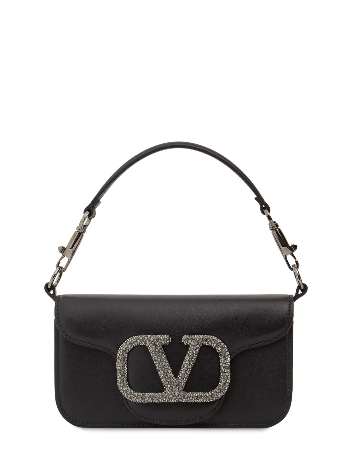 Valentino Garavani VRing Case Crossbody Bag in Black Diamond