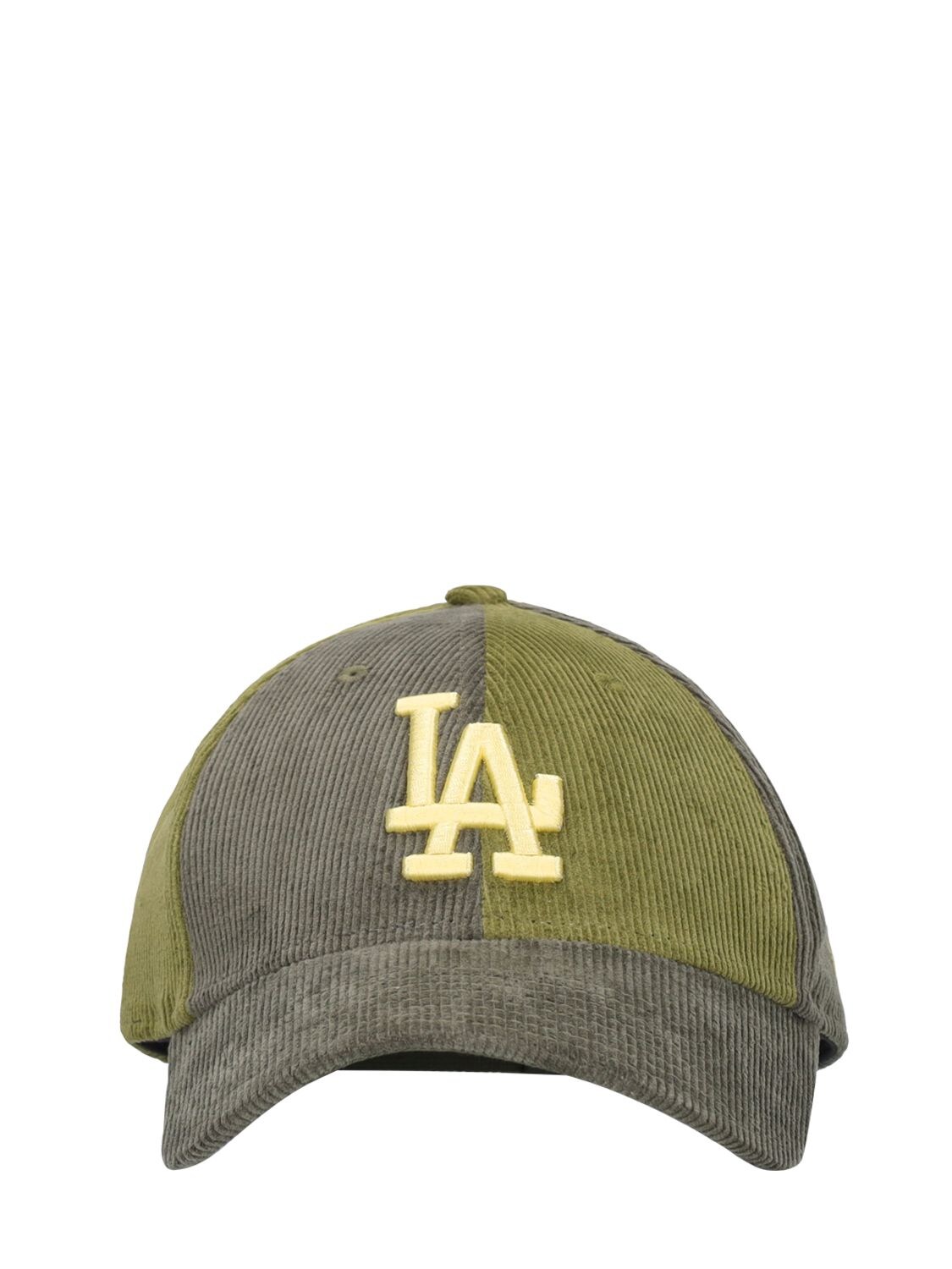 New Era 9forty La Dodgers Corduroy Cap In Green Med | ModeSens