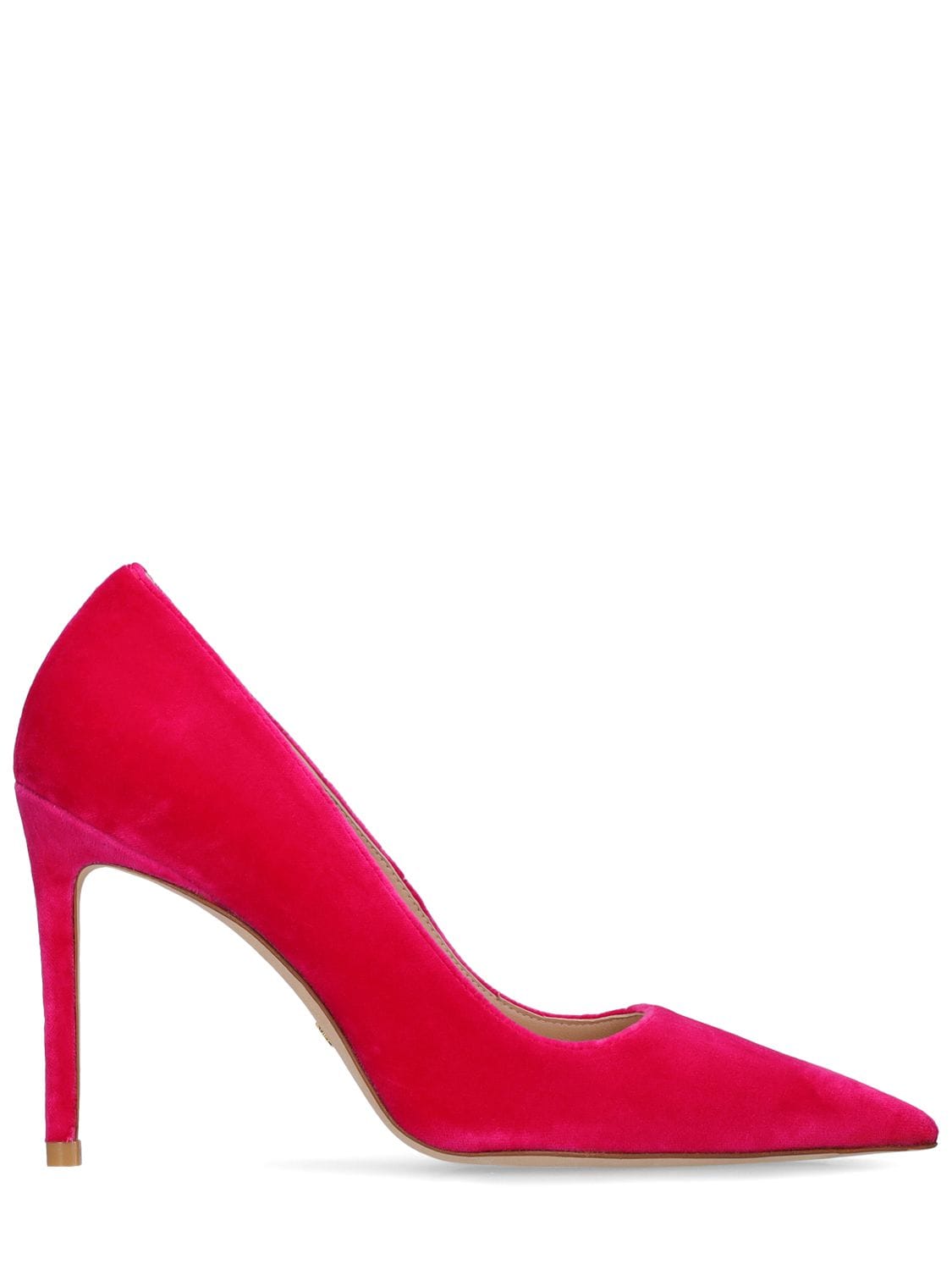 Stuart Weitzman 100mm Classic Velvet Pumps In Fuchsia