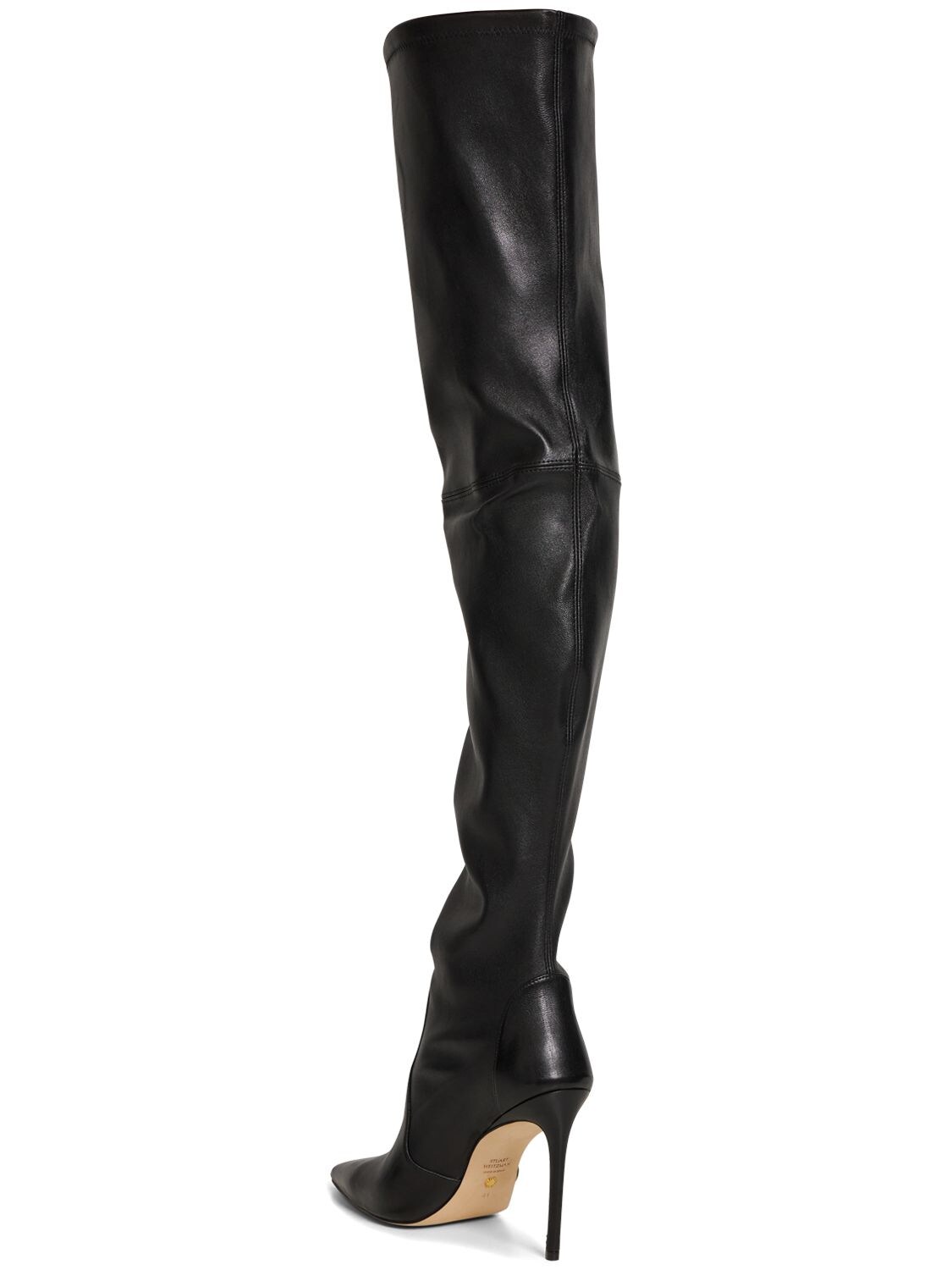 Stuart Weitzman 100mm Ultrastuart Leather Boots In Black | ModeSens