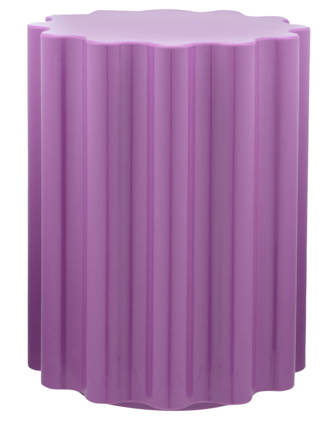 Kartell Colonna Table/stool In Purple