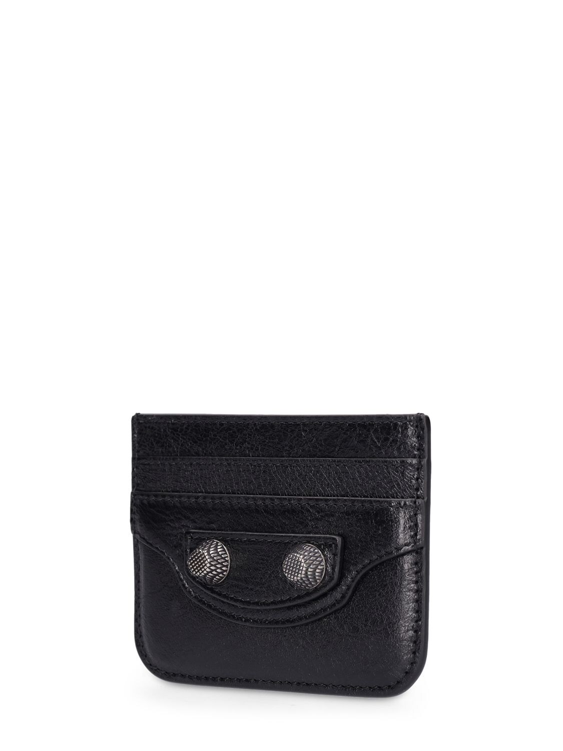 Shop Balenciaga Le Cagole Card Holder In Black