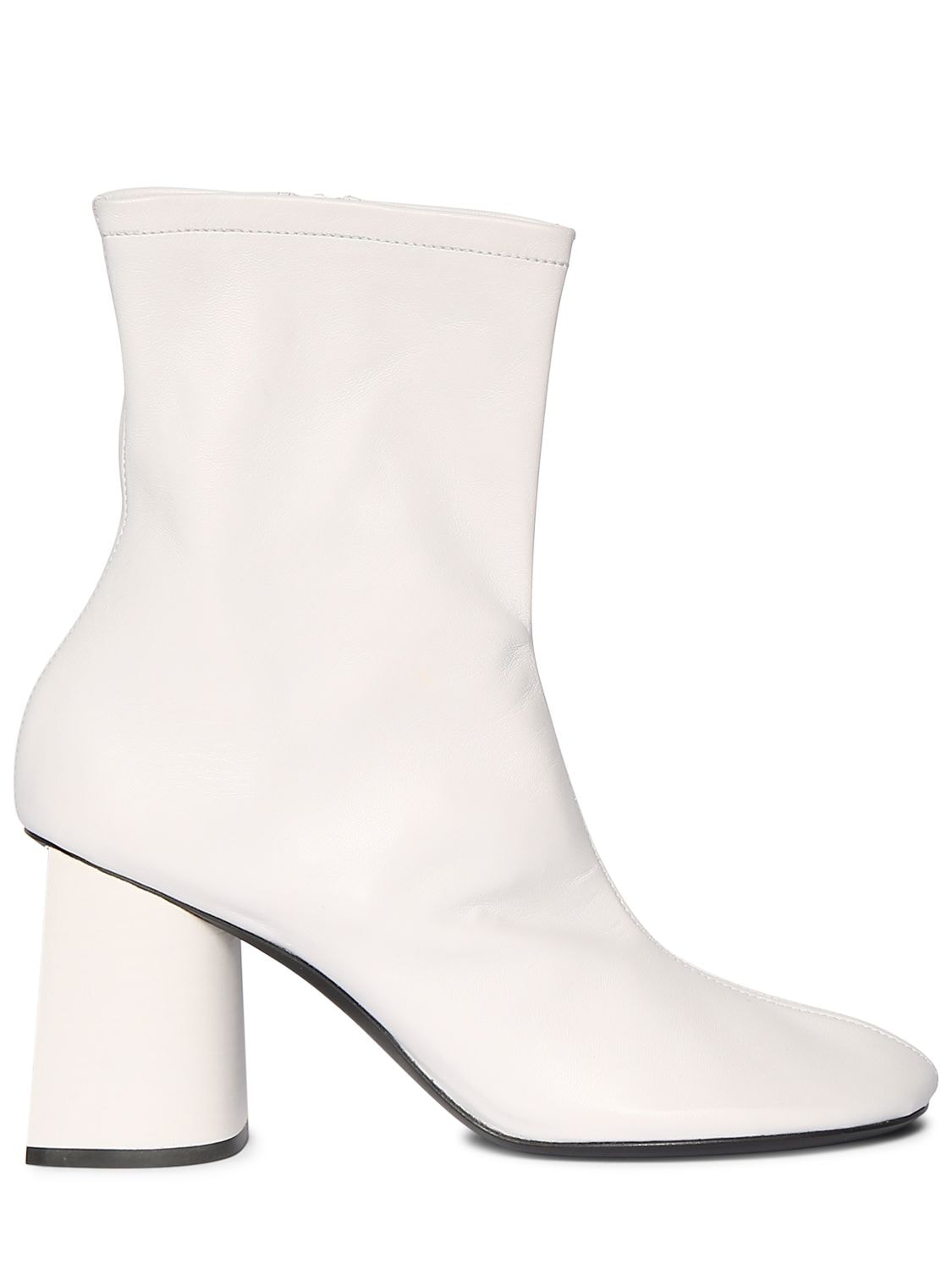 Aquarium straal Catastrofaal Balenciaga 80mm Glove Shiny Leather Ankle Boots In White | ModeSens