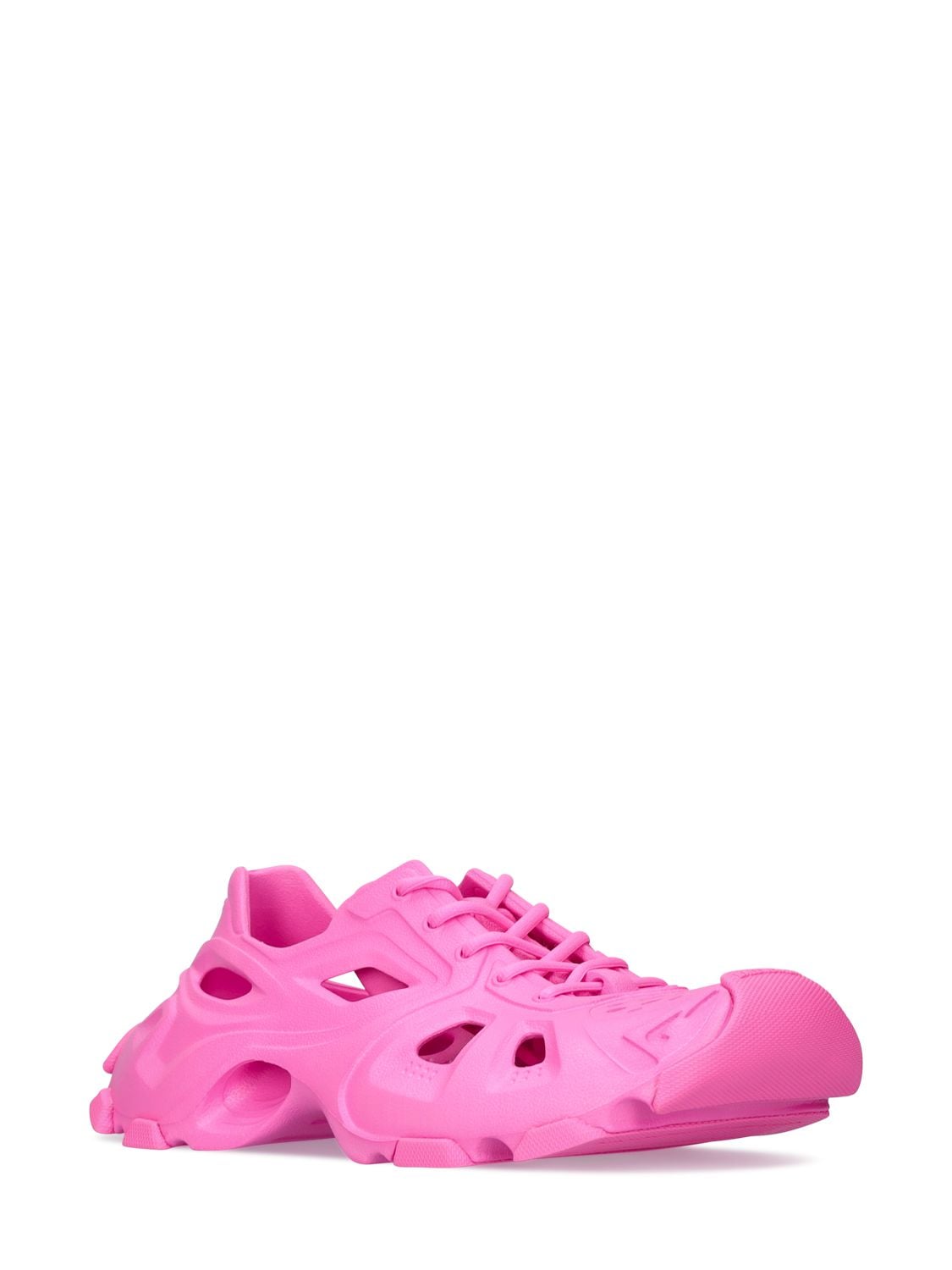 Shop Balenciaga Hd Foam Rubber Sneakers In Hot Pink