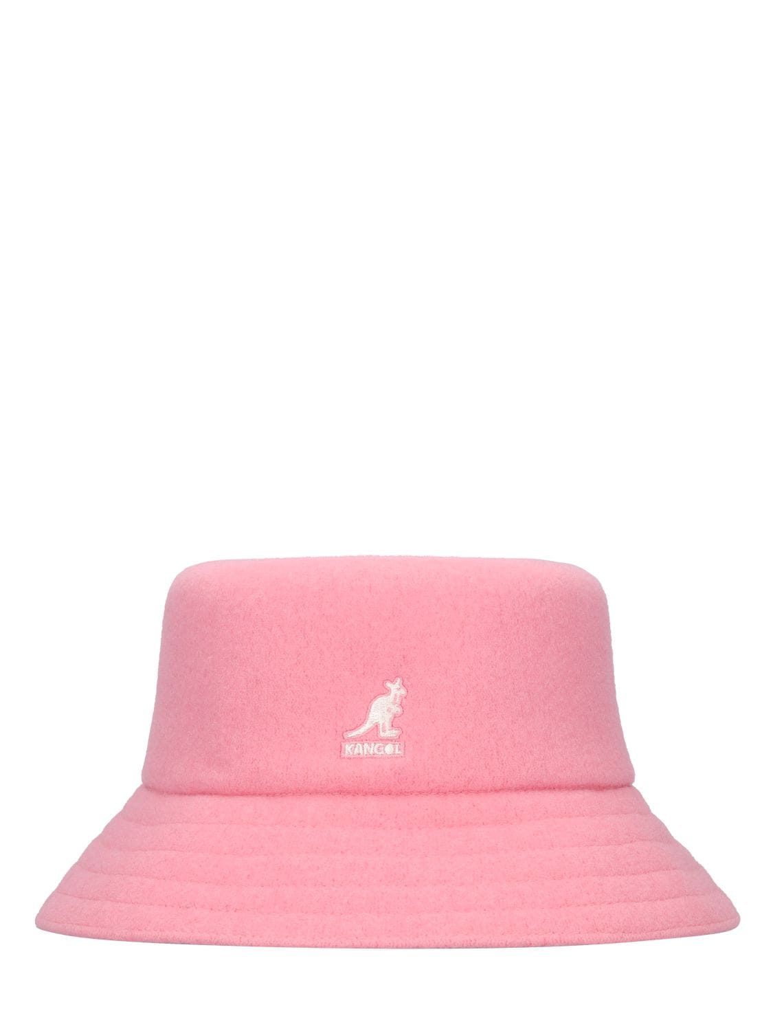 Kangol Lahinch Wool Blend Bucket Hat In Pink