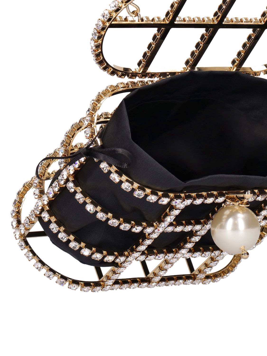 Rosantica Holli Crystal Fringe Top Handle Bag, Louis Vuitton Neverfull Tote  400245