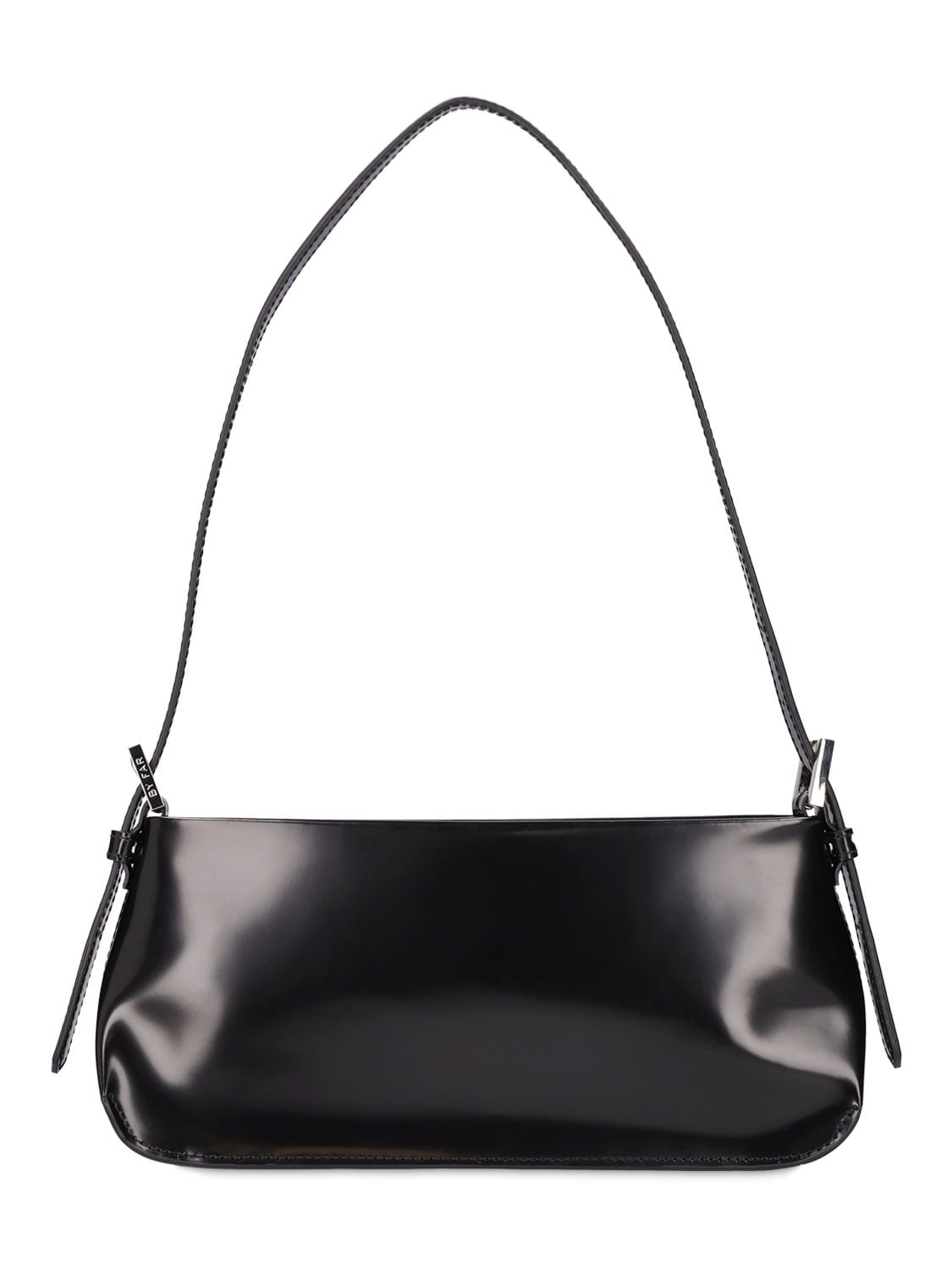 BY FAR DULCE PATENT LEATHER SHOULDER BAG