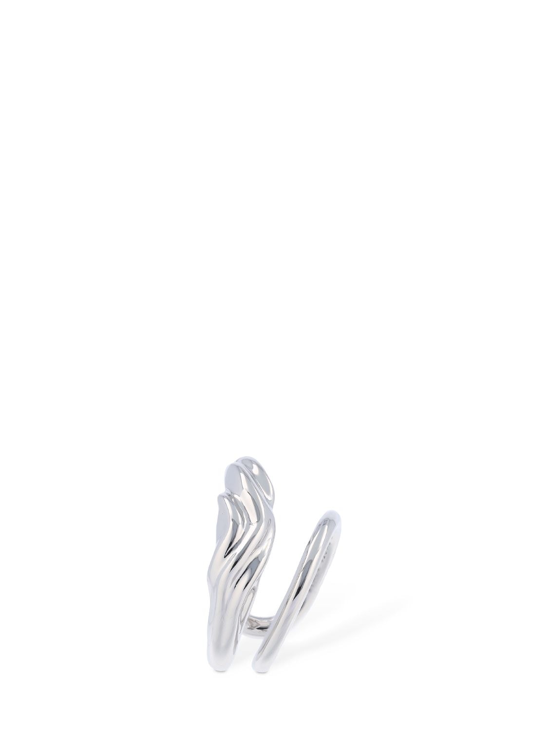 Right Side Rai Ear Cuff In Silver