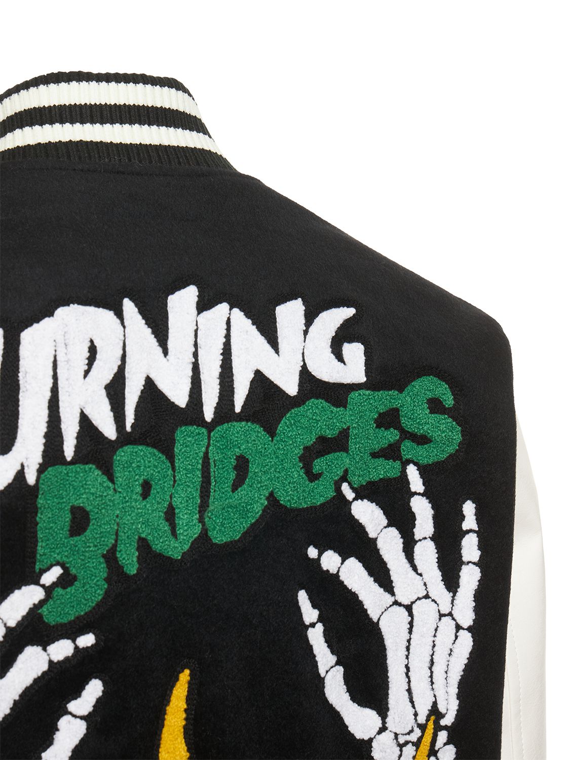 Bridges Chenille Patch Letterman Jacket (Black) – Lifted Anchors