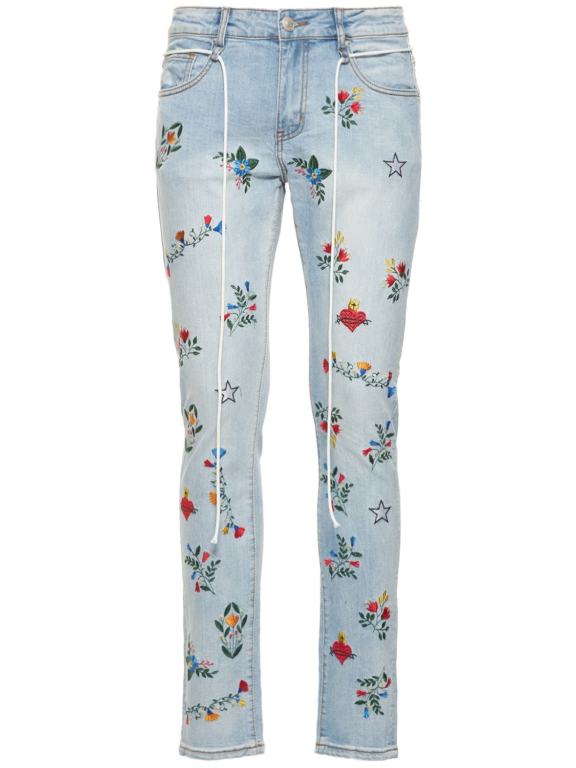 Lifted Anchors Rialto Embroidered Jeans In 蓝色,多色