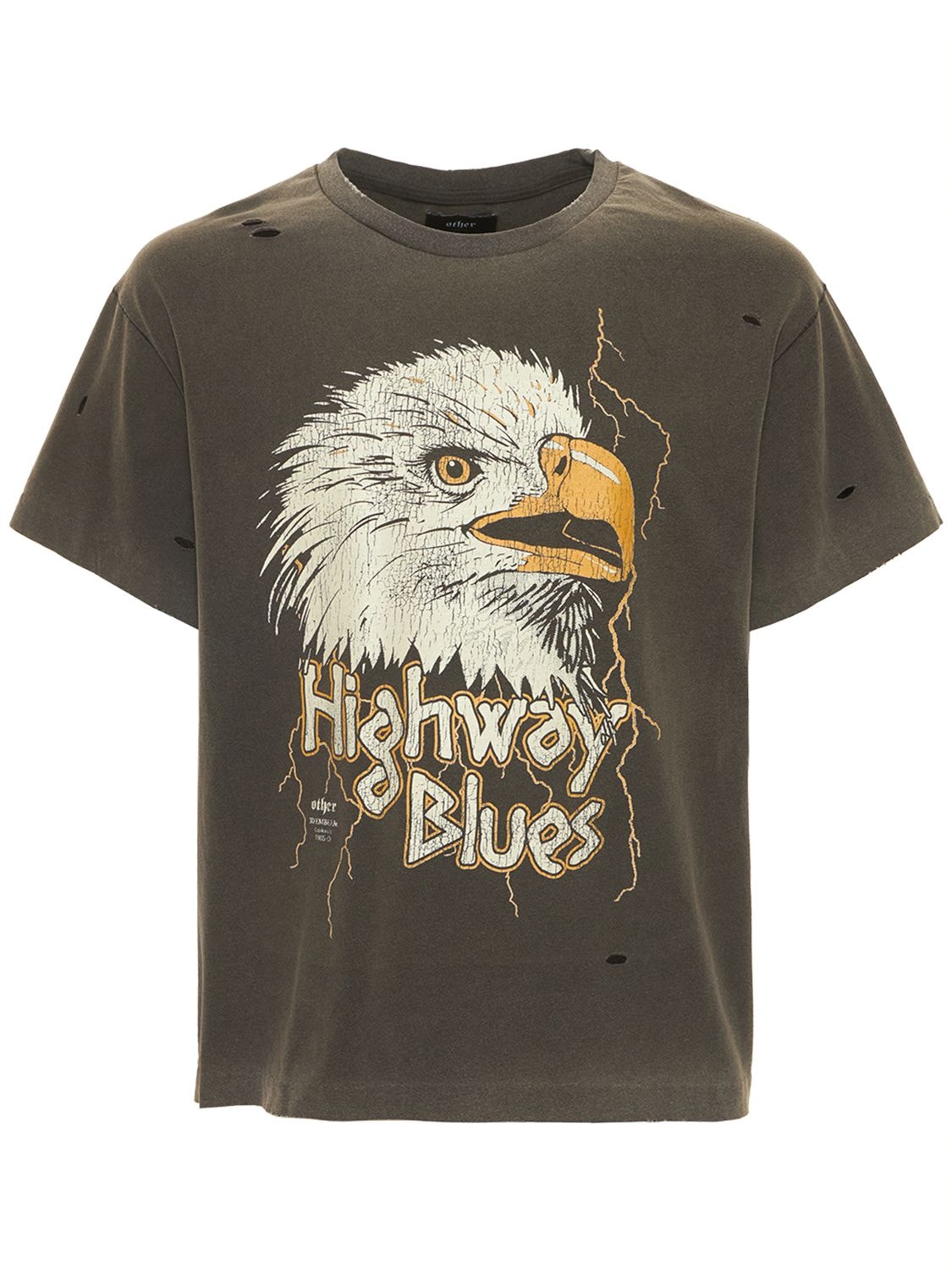 T-shirt Eagle In Cotone Vintage
