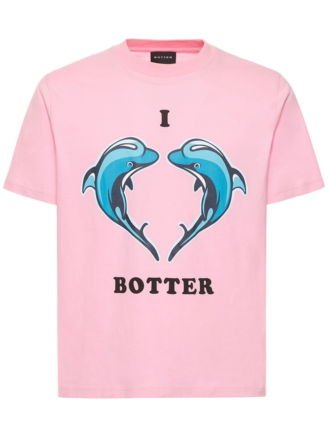 BOTTER 海豚印花棉质平纹针织T恤