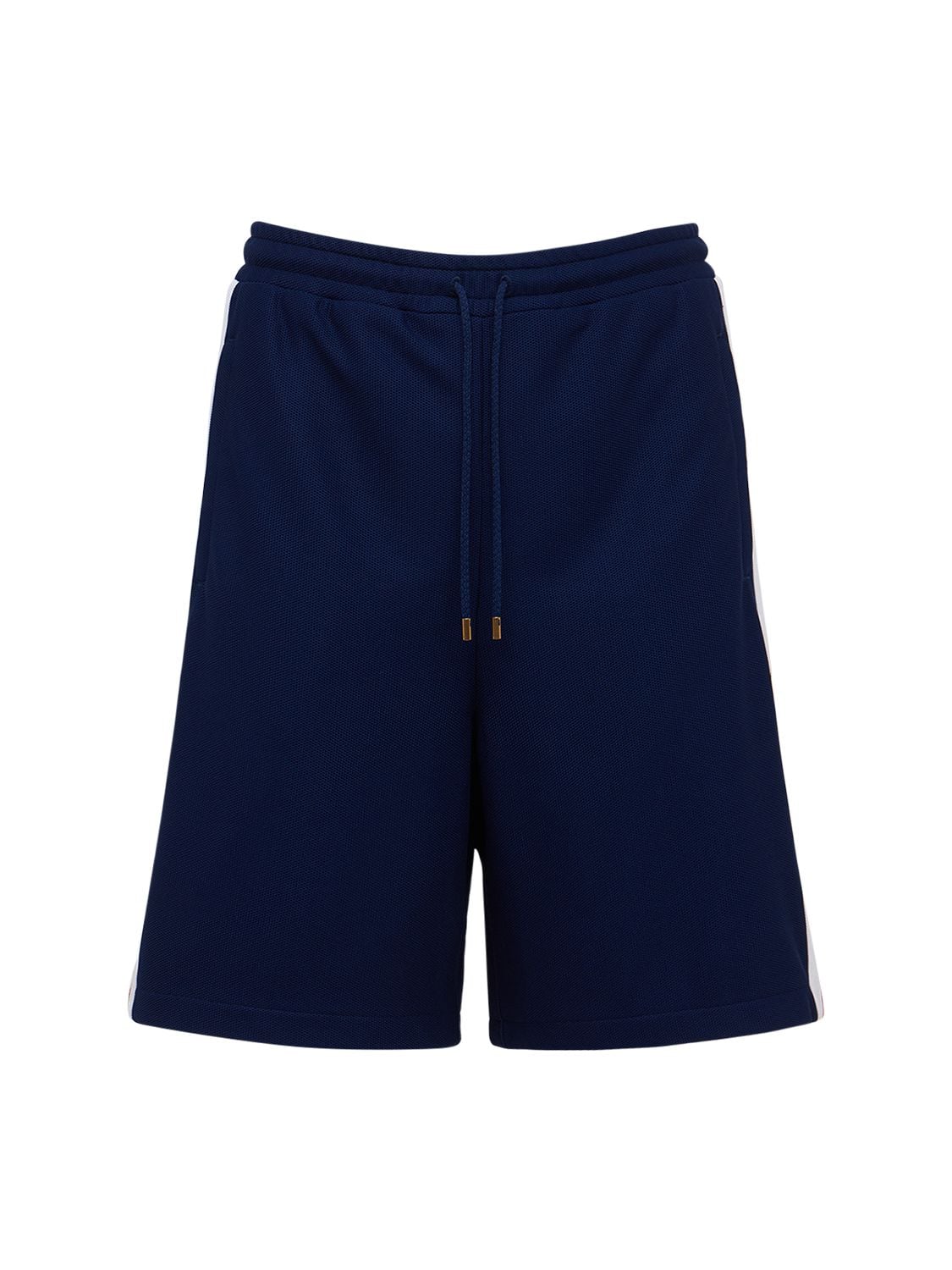 Gucci Interlocking G Piquet Shorts In Blue | ModeSens