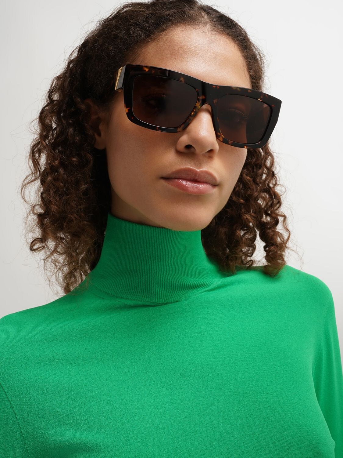 Bottega Veneta | Women BV1178S Acetate Sunglasses Green Unique