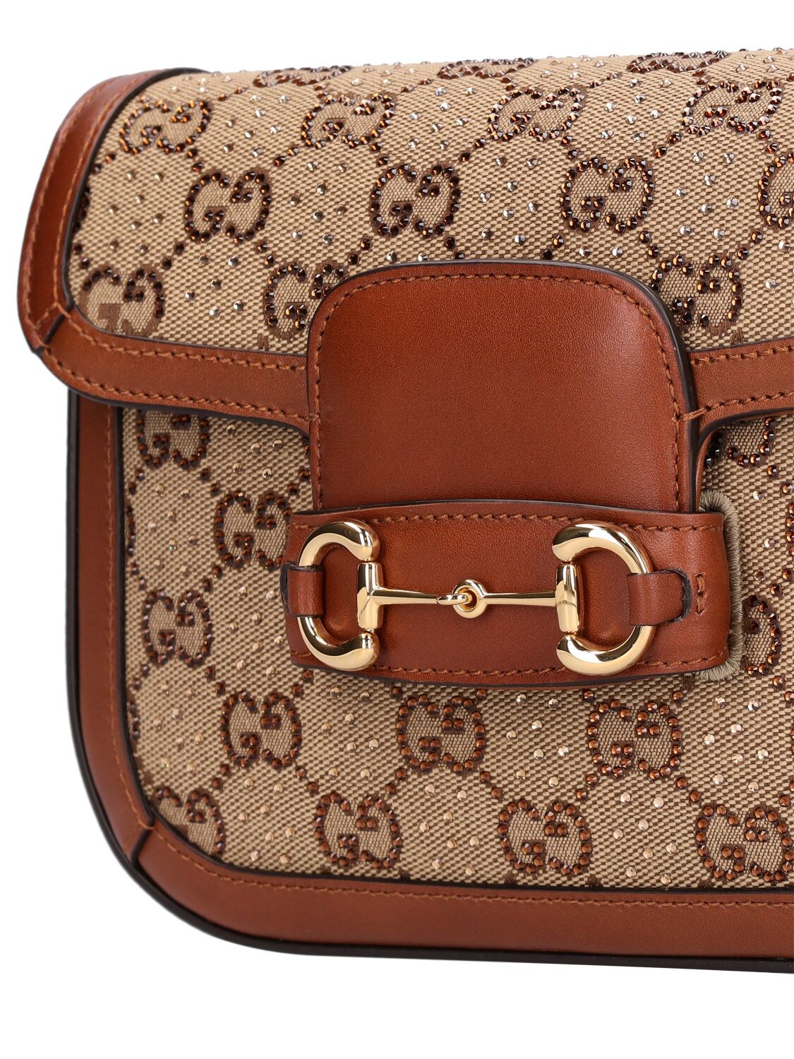 Gucci GG Canvas Horsebit Bag 602204