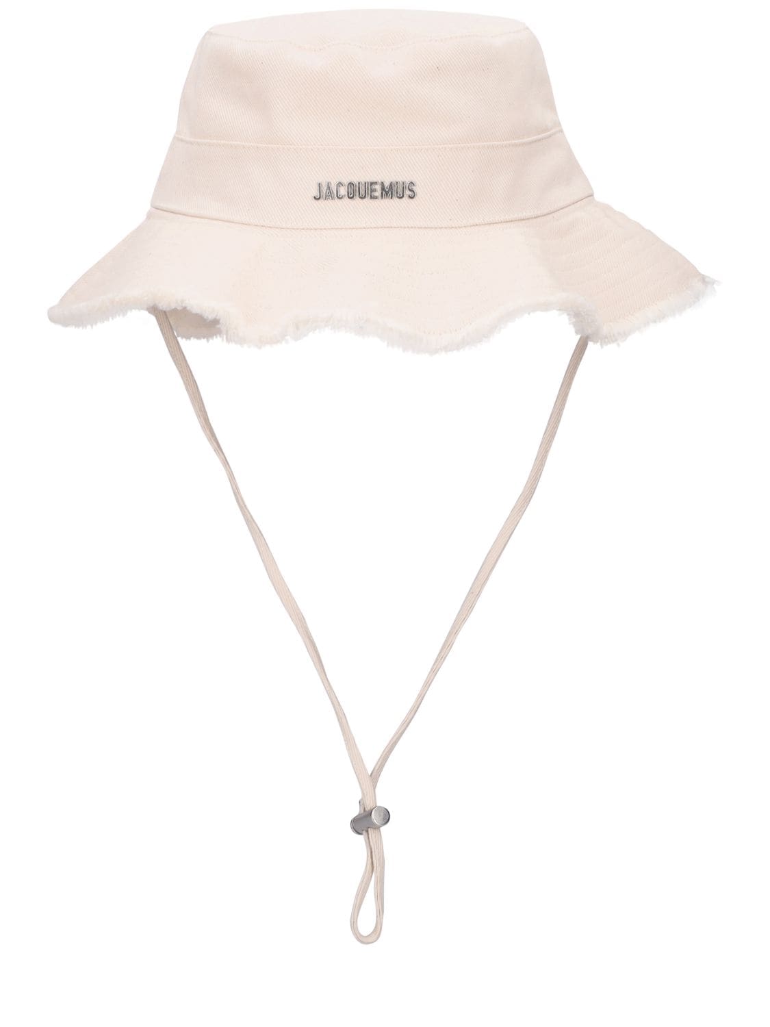 Shop Jacquemus Le Bob Artichaut Canvas Bucket Hat In Off White