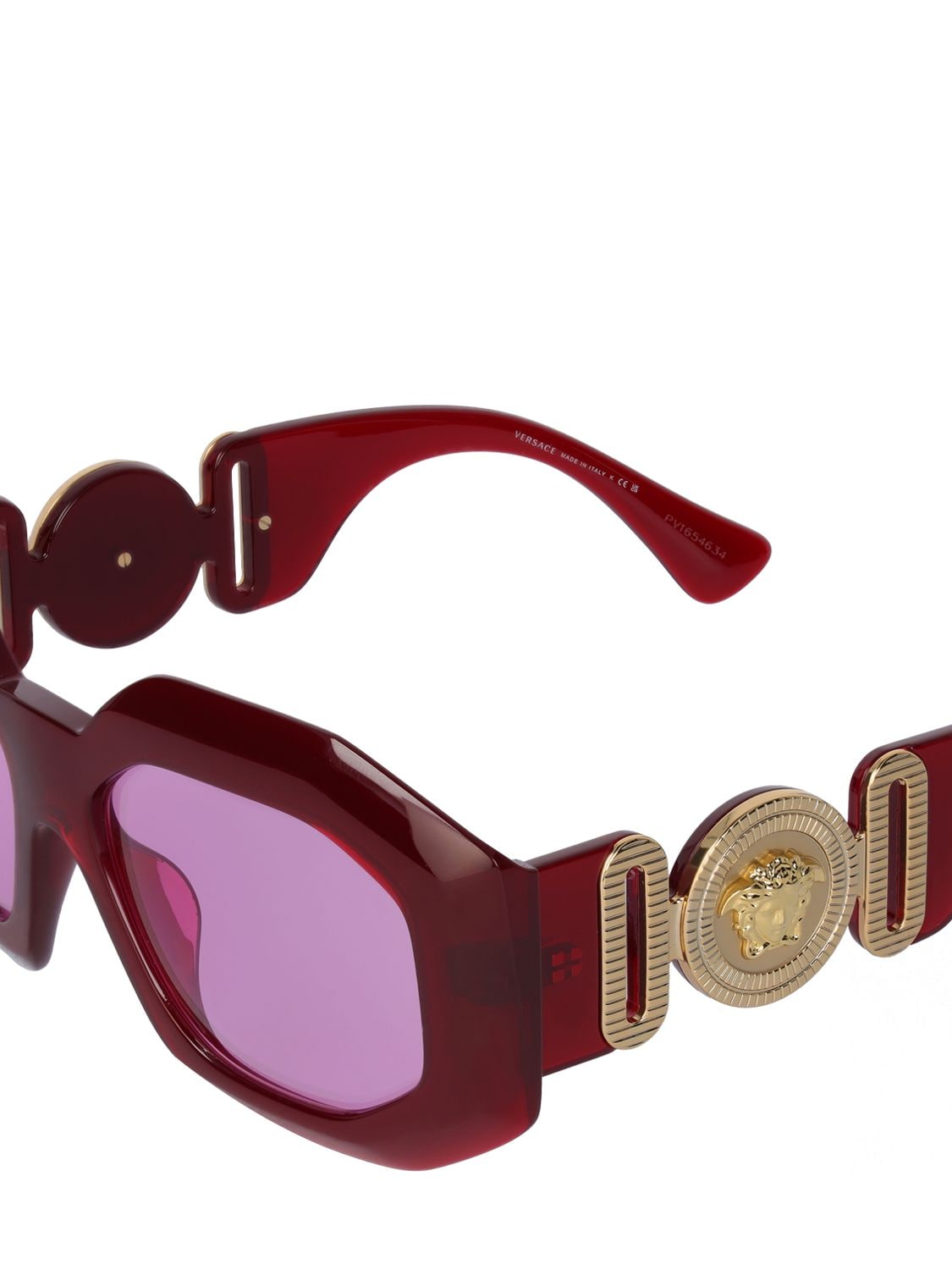 Versace Maxi Medusa Biggie Squared Sunglasses In Fuchsiapink Modesens 