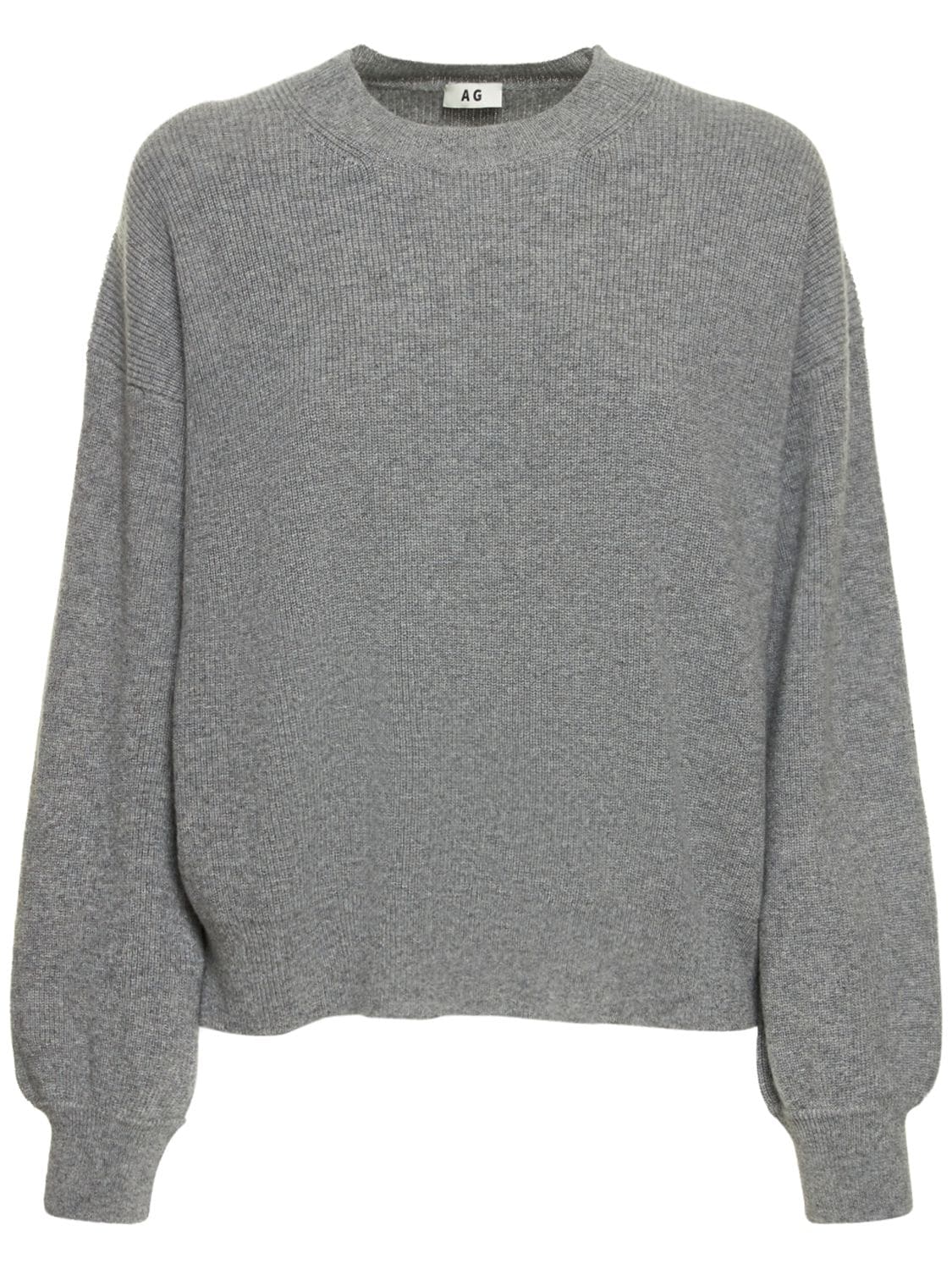 Ag Nese Crewneck Cashmere Sweater In Grey