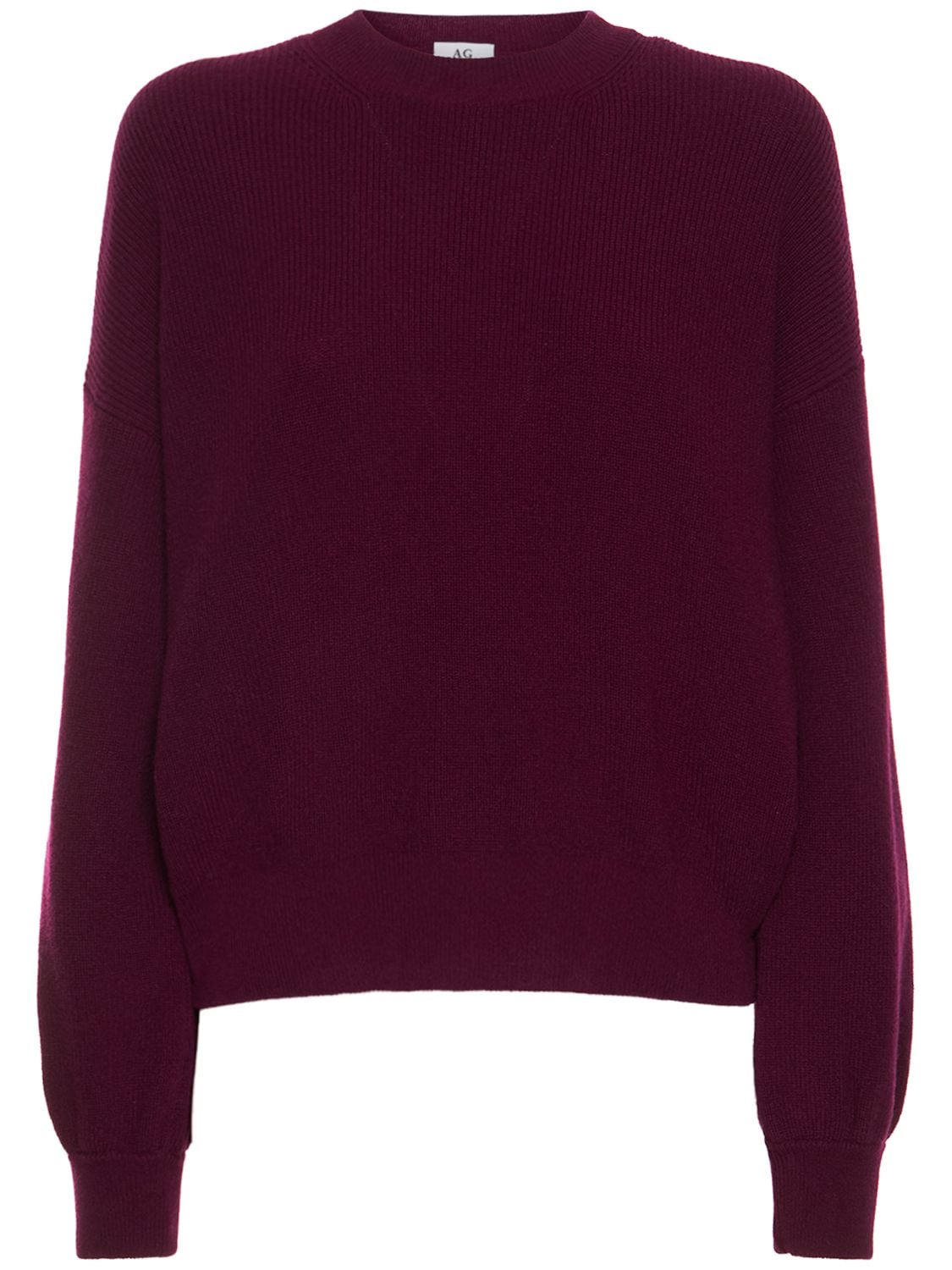 Ag Nese Crewneck Cashmere Sweater In Purple