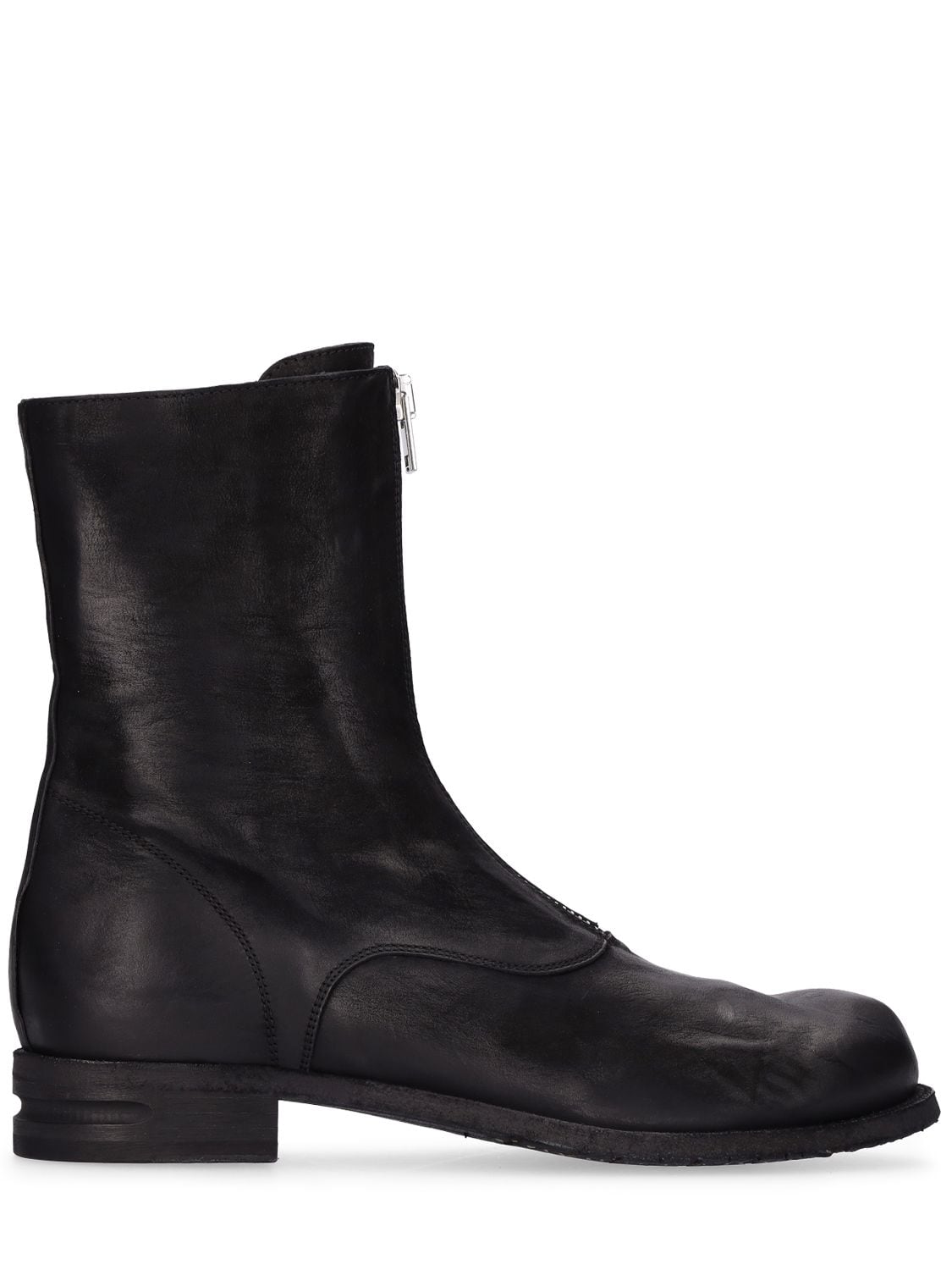 Mattia Capezzani Bandolero Leather Chelsea Boots In Black