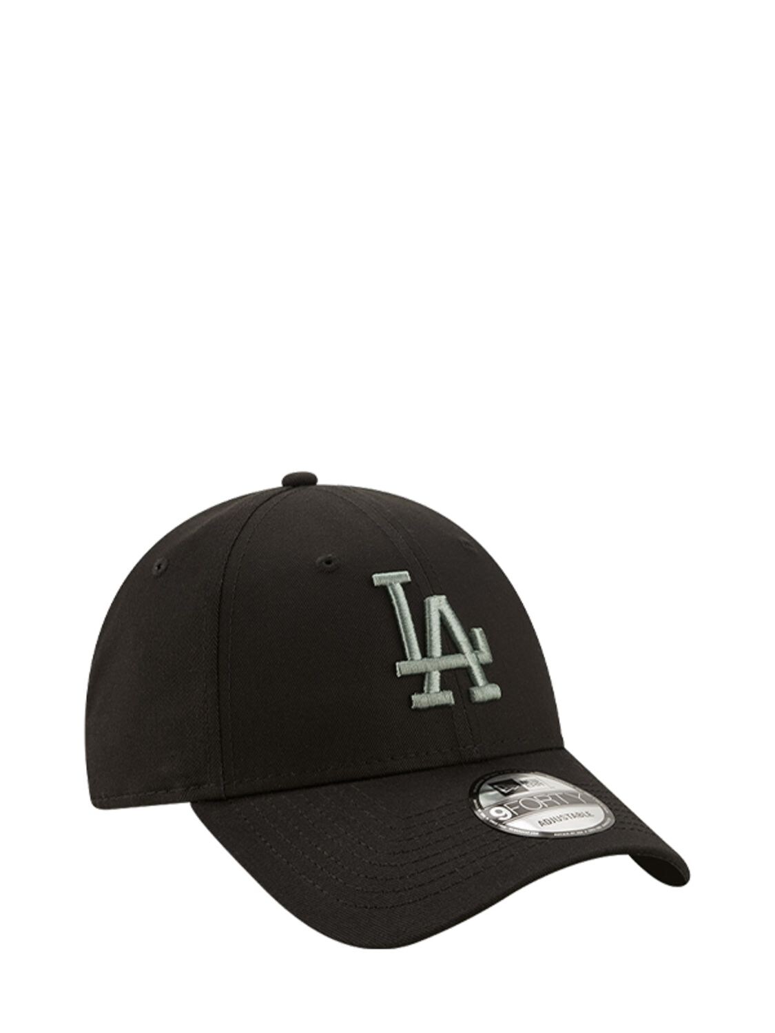 New Era Black 9FORTY League Essential Los Angeles Dodgers Cap